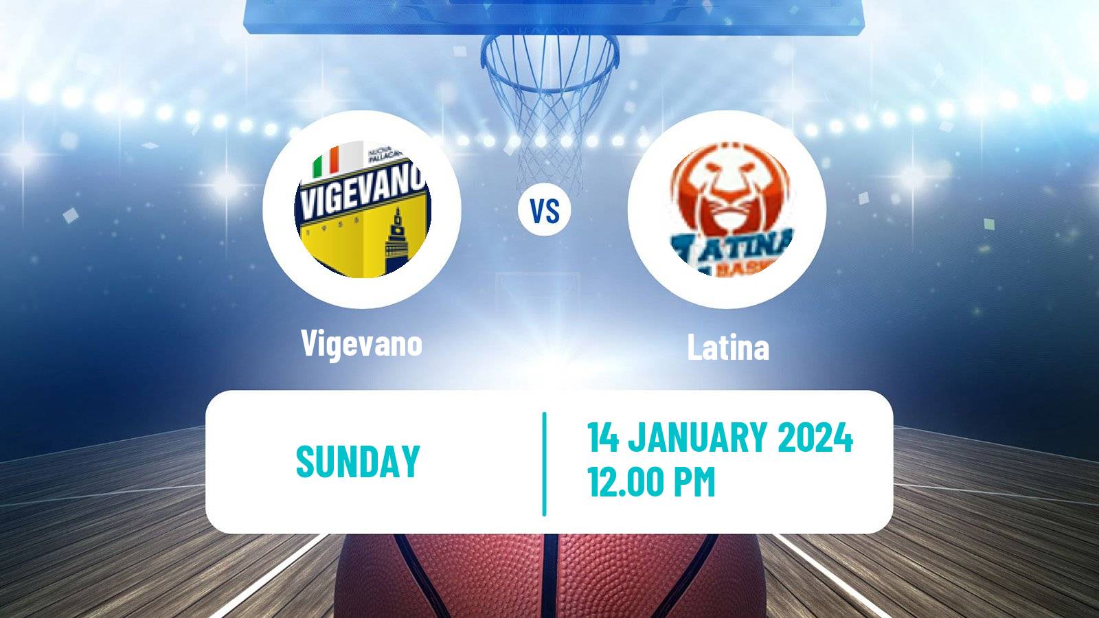 Basketball Italian Serie A2 Basketball Vigevano - Latina