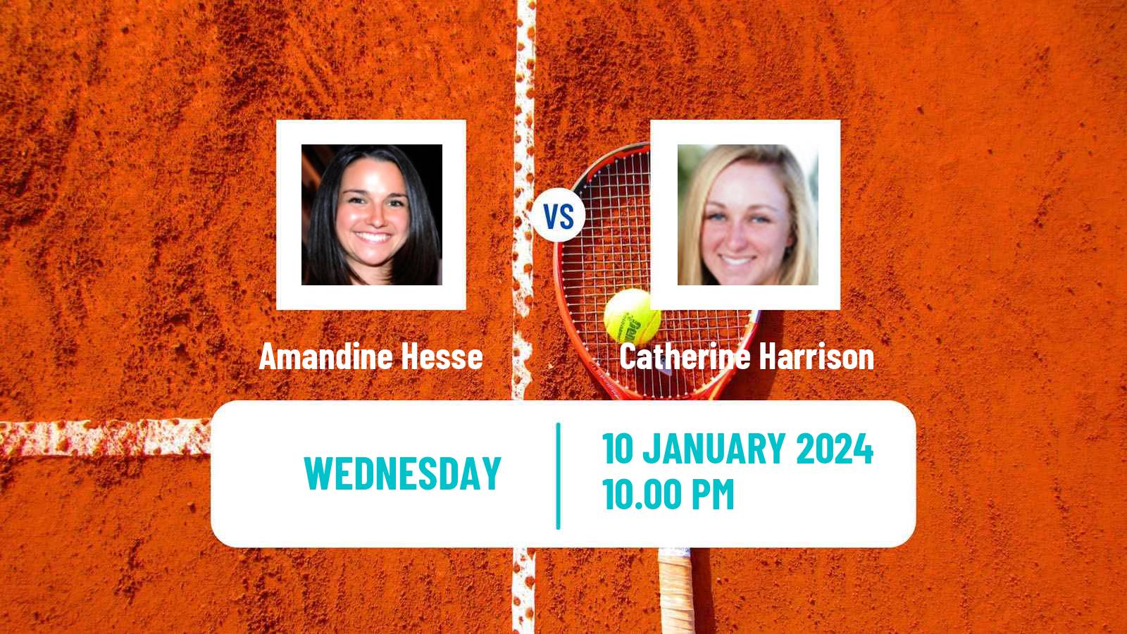 Tennis ITF W50 Nonthaburi 2 Women Amandine Hesse - Catherine Harrison