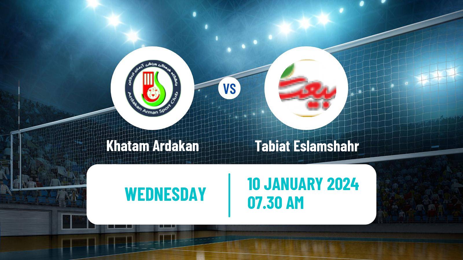 Volleyball Iran Super League Volleyball Khatam Ardakan - Tabiat Eslamshahr