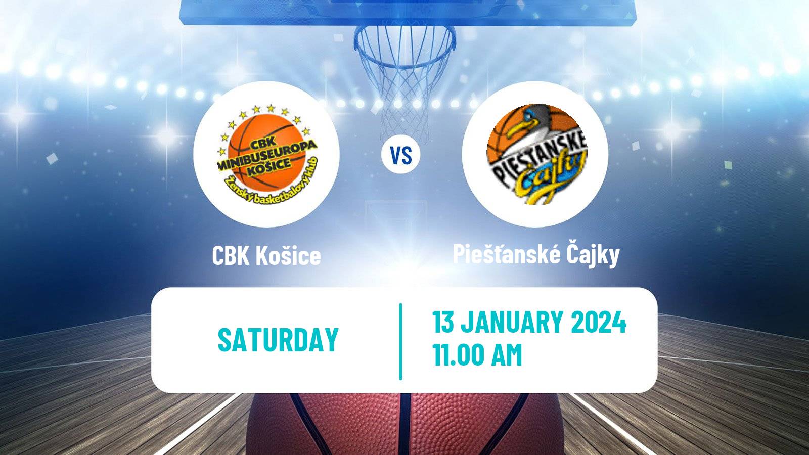 Basketball Slovak Extraliga Basketball Women CBK Košice - Piešťanské Čajky