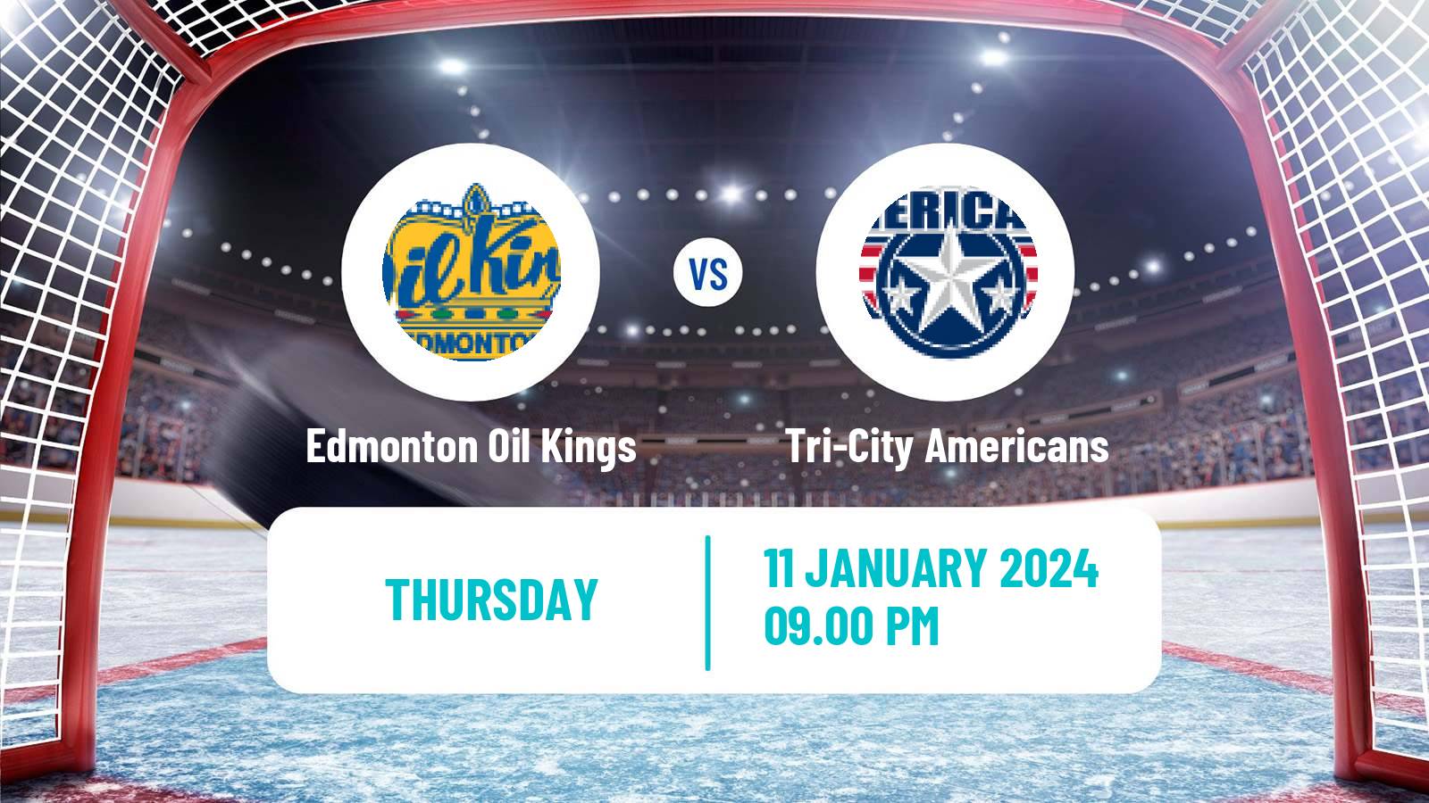 Hockey WHL Edmonton Oil Kings - Tri-City Americans