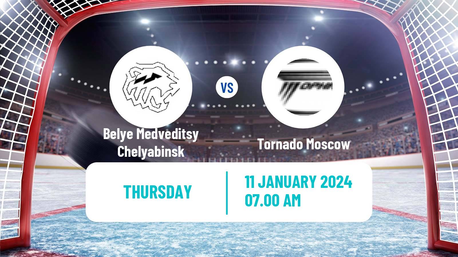 Hockey Russian WHL Belye Medveditsy Chelyabinsk - Tornado Moscow