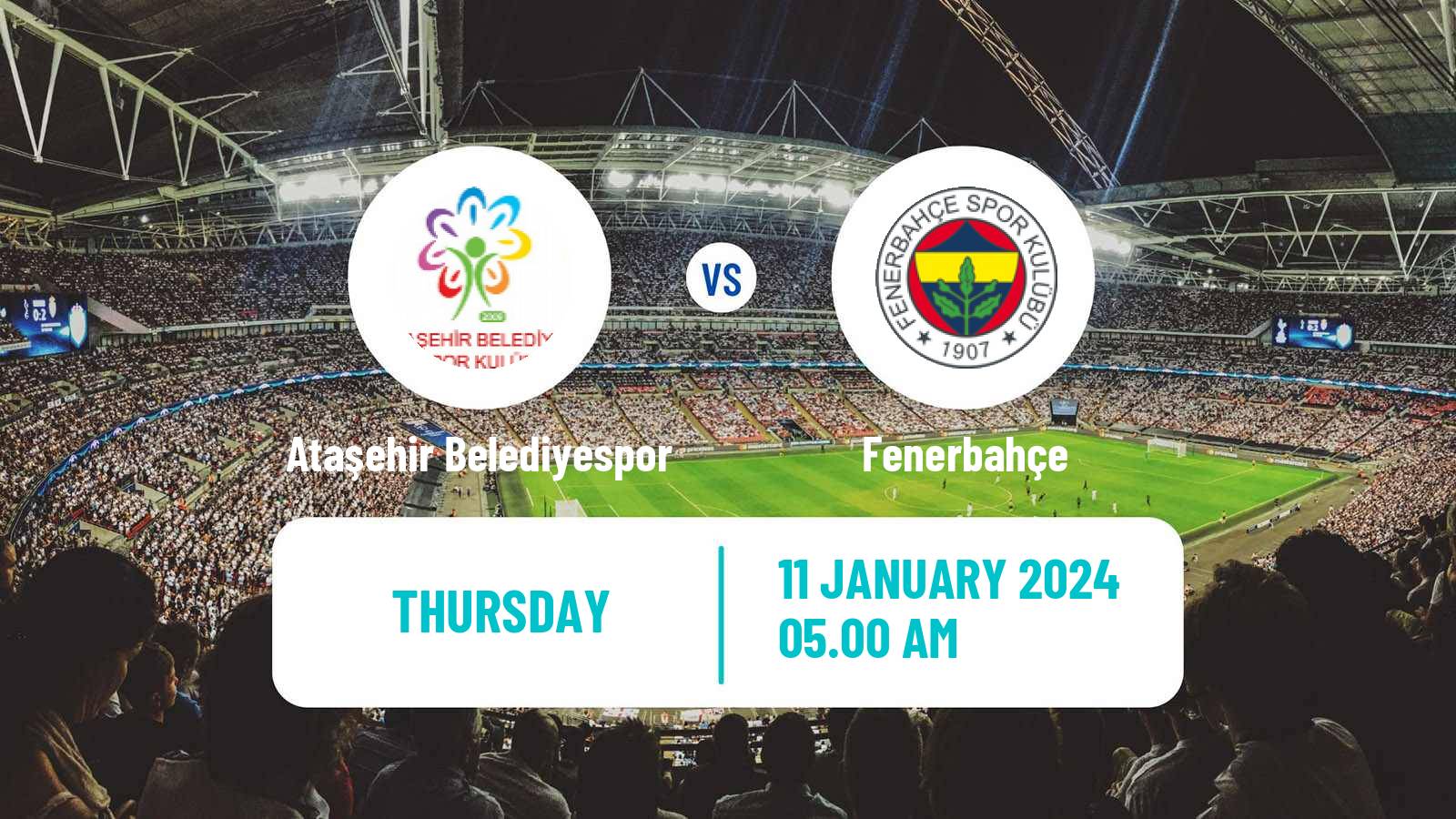 Soccer Turkish Super Lig Women Ataşehir Belediyespor - Fenerbahçe