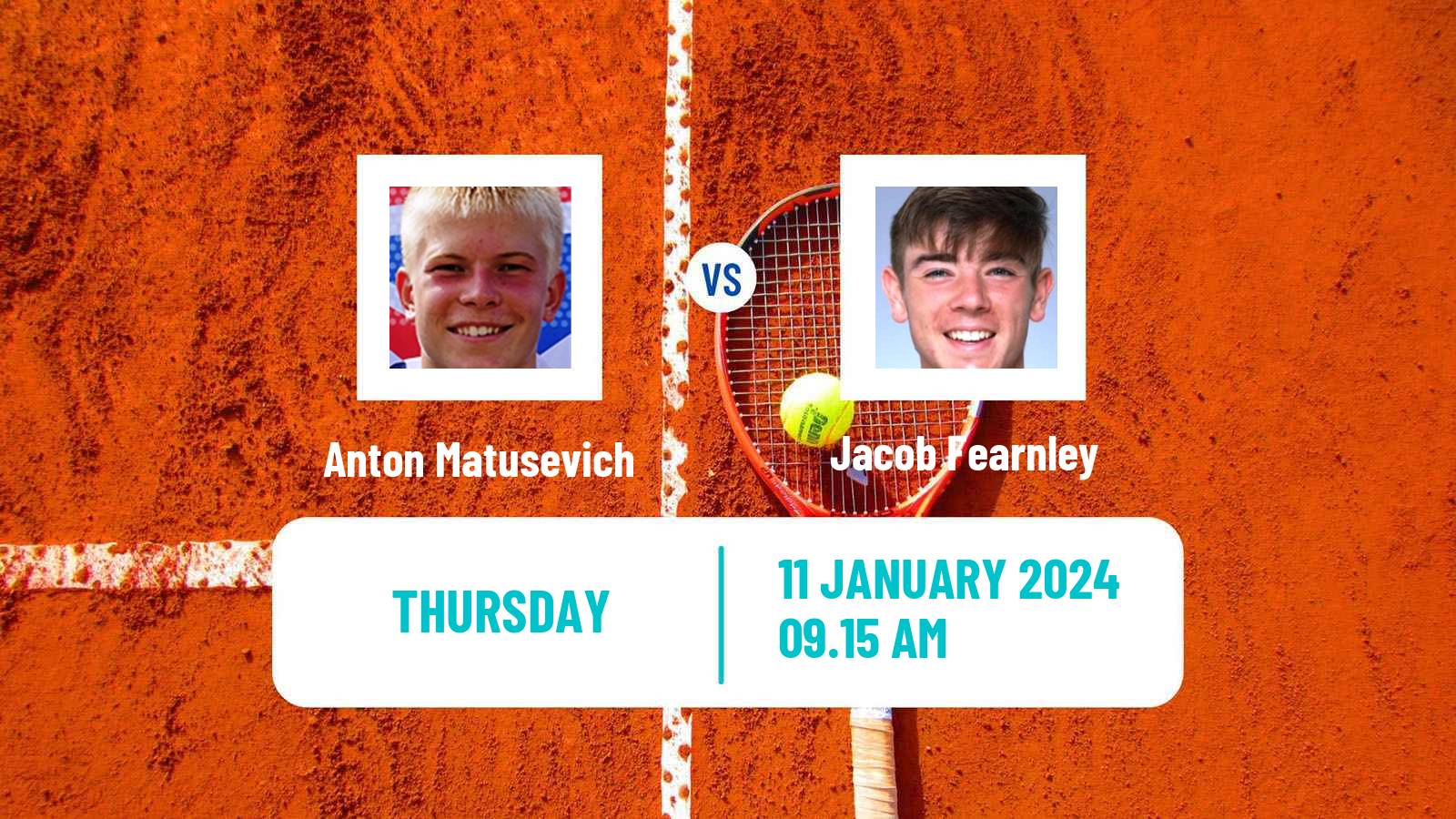 Tennis ITF M25 Loughborough Men Anton Matusevich - Jacob Fearnley