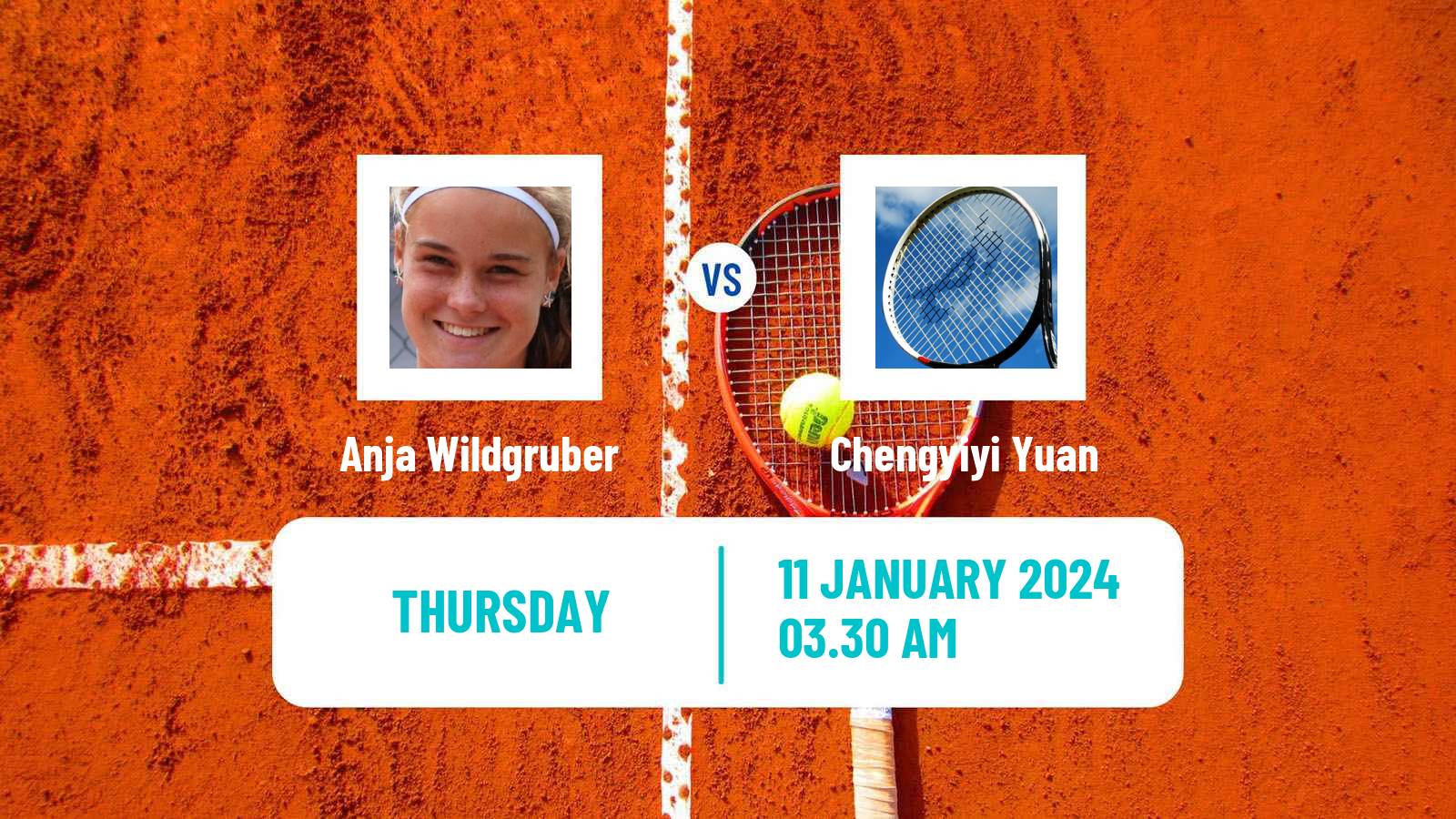 Tennis ITF W15 Monastir 2 Women Anja Wildgruber - Chengyiyi Yuan