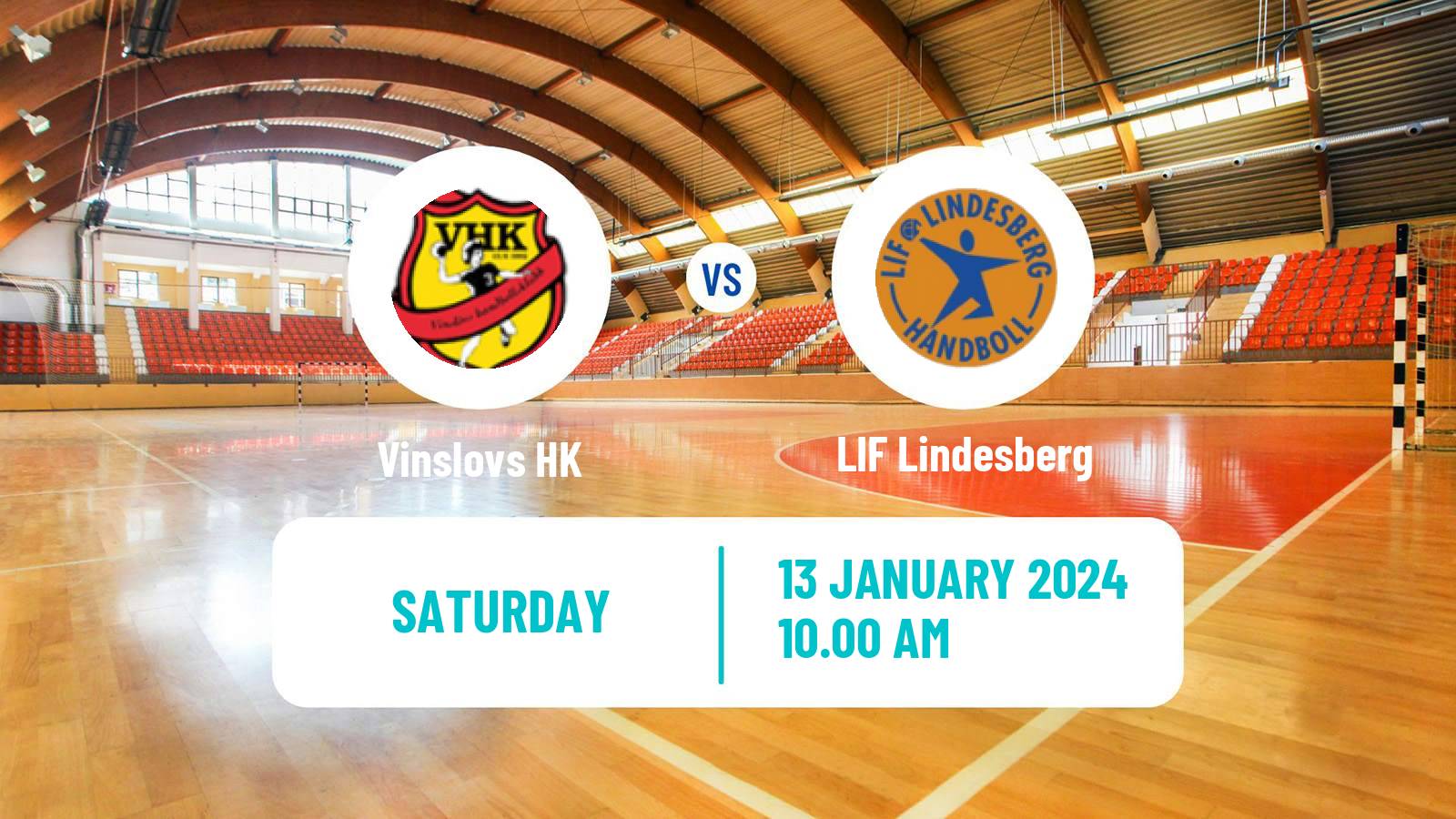 Handball Swedish Allsvenskan Handball Vinslovs - LIF Lindesberg
