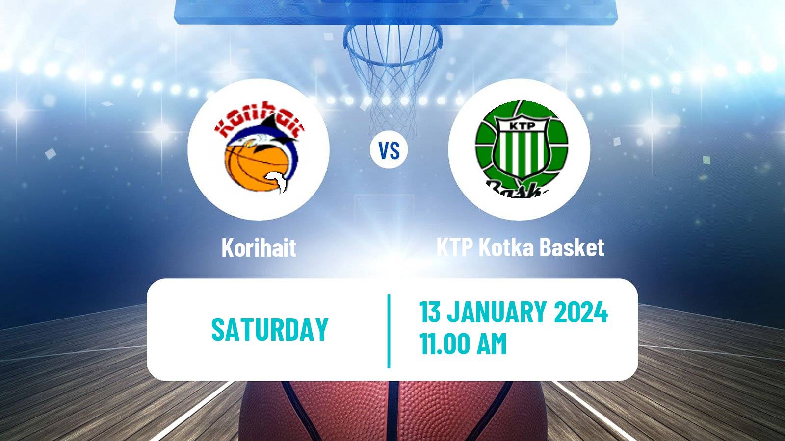 Basketball Finnish Korisliiga Korihait - KTP Kotka Basket