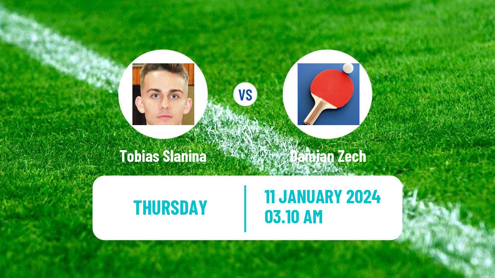 Table tennis Challenger Series Men Tobias Slanina - Damian Zech