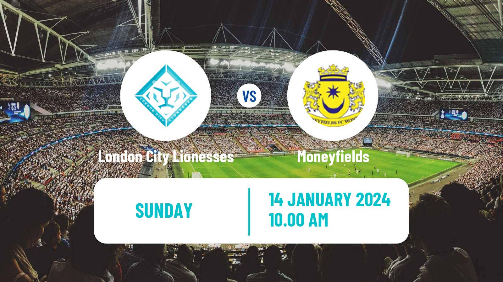 Soccer English FA Cup Women London City Lionesses - Moneyfields