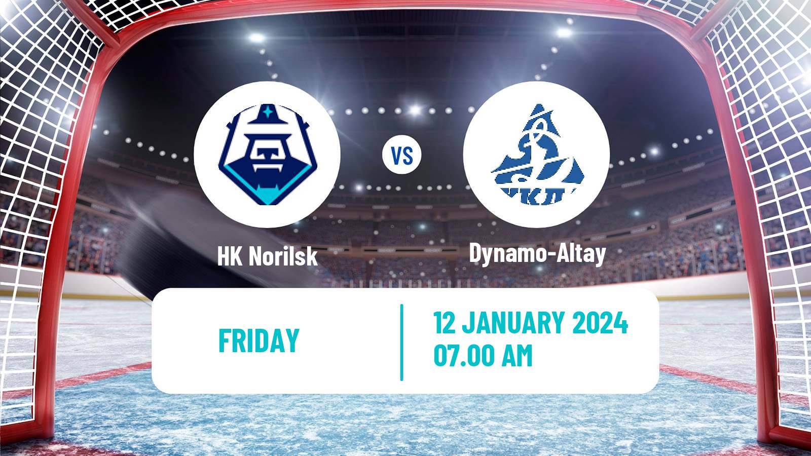 Hockey VHL Norilsk - Dynamo-Altay