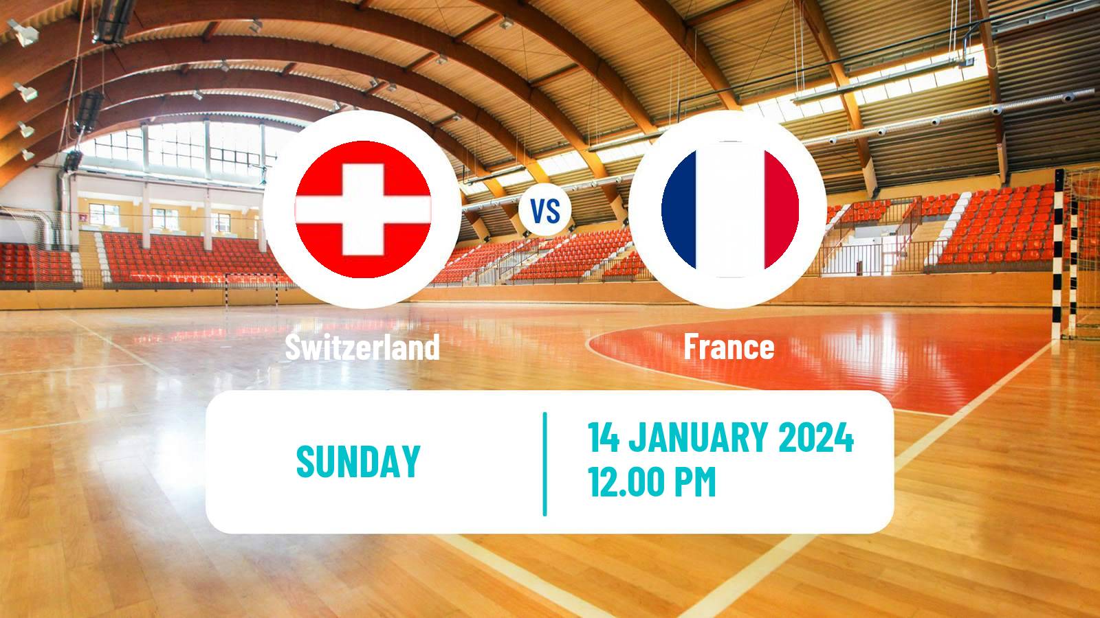 Handball Handball European Championship Switzerland - France
