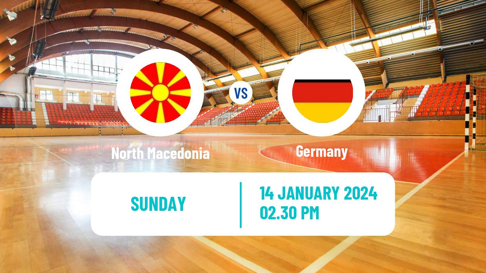Handball Handball European Championship North Macedonia - Germany