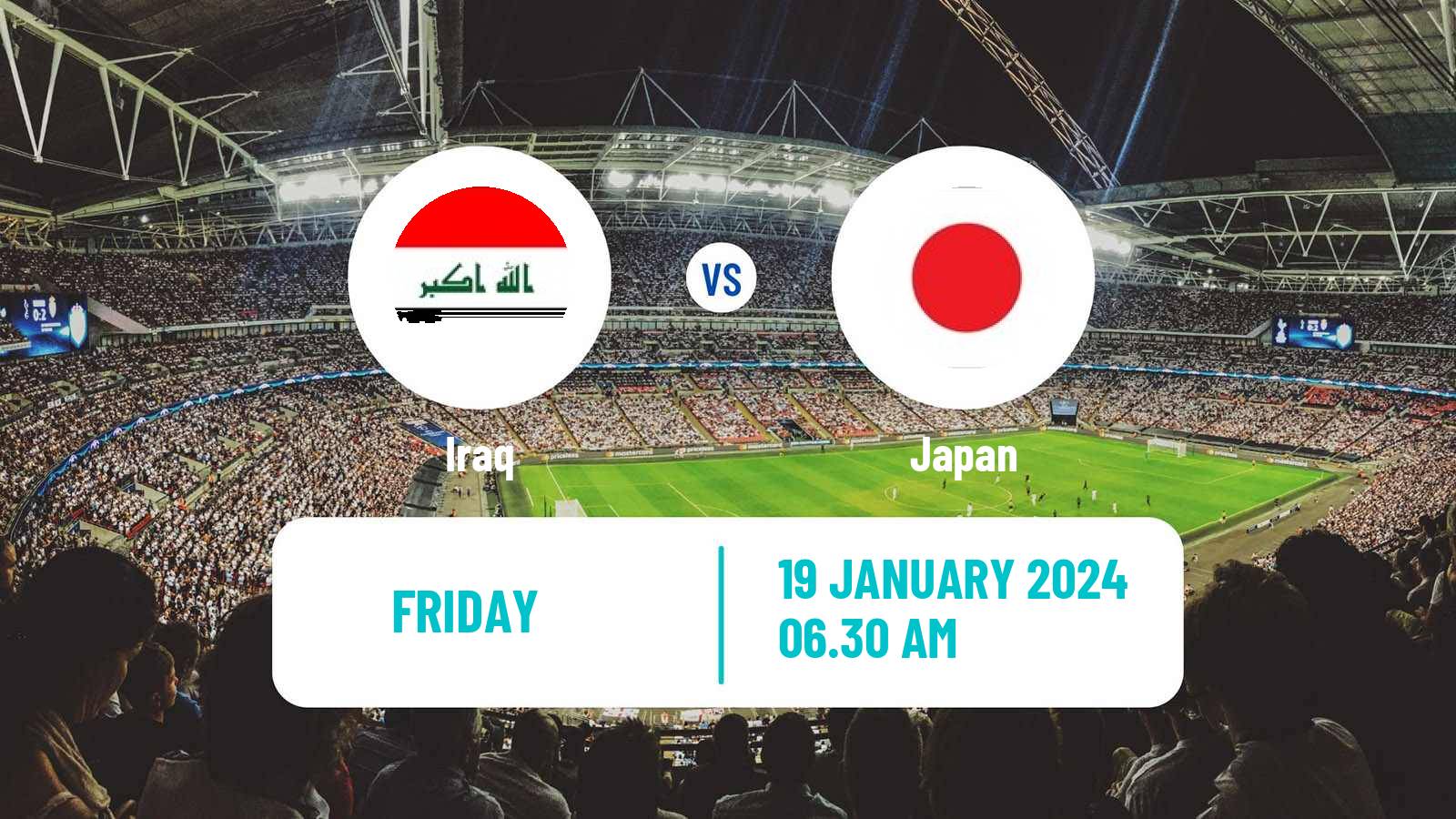 Soccer Asian Cup Iraq - Japan