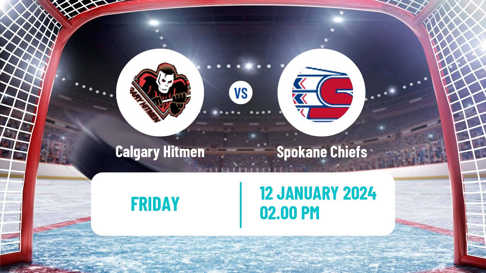 Hockey WHL Calgary Hitmen - Spokane Chiefs