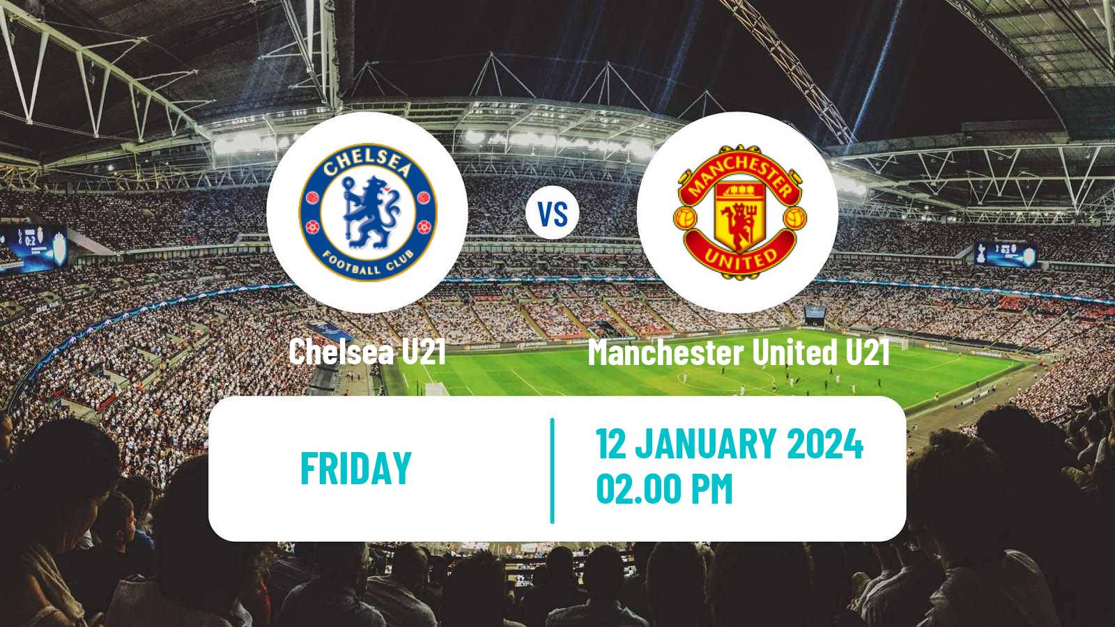 Soccer English Premier League 2 Chelsea U21 - Manchester United U21