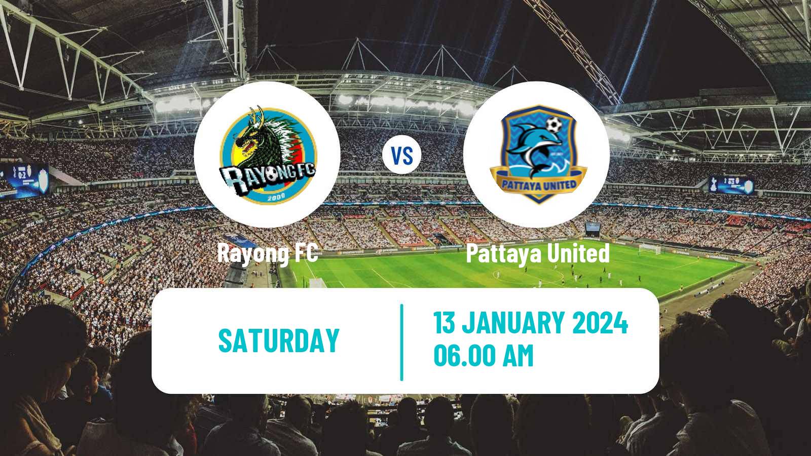 Soccer Thai League 2 Rayong FC - Pattaya United