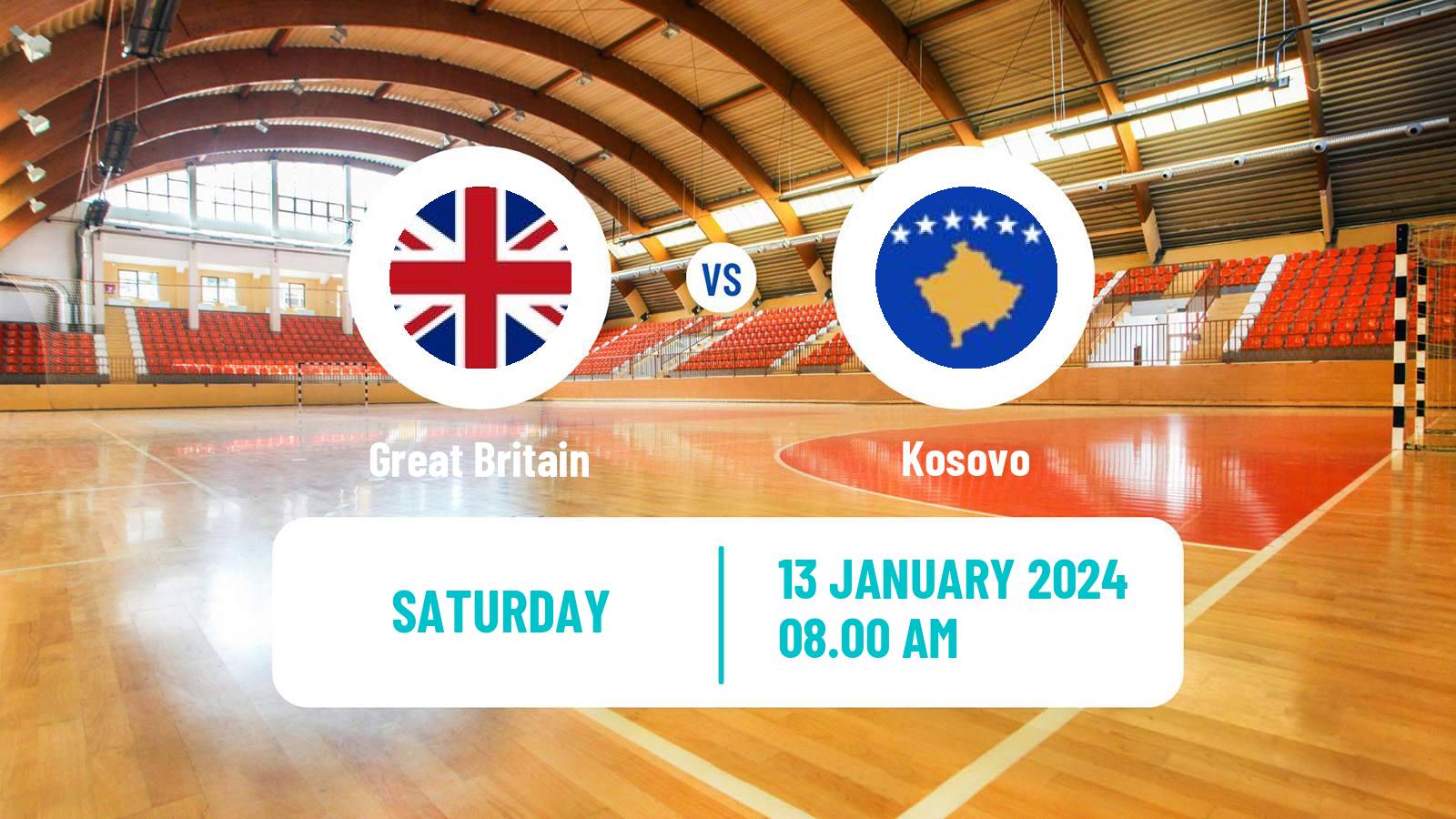 Handball Handball European Championship Great Britain - Kosovo