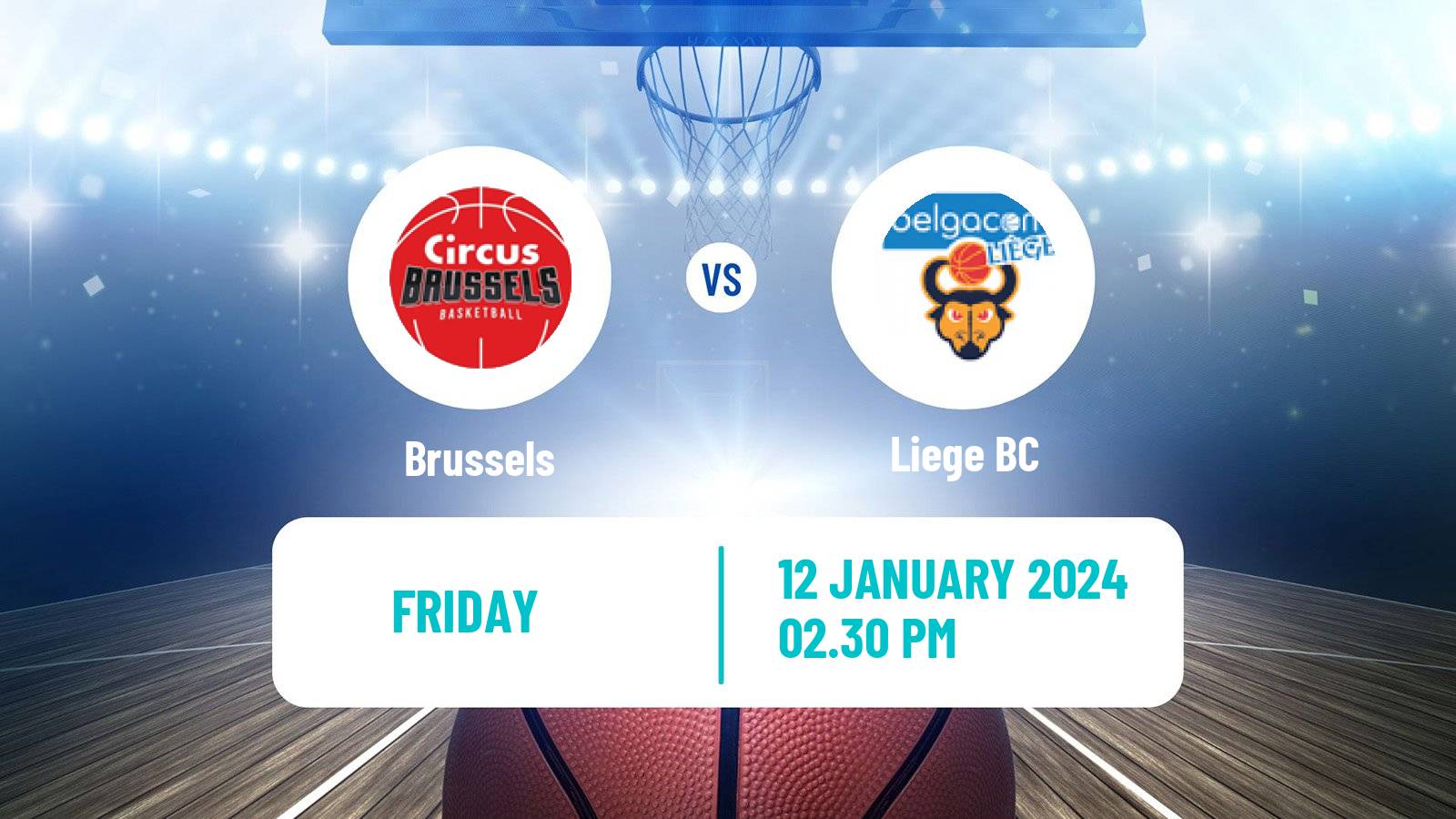 Basketball BNXT League Brussels - Liege