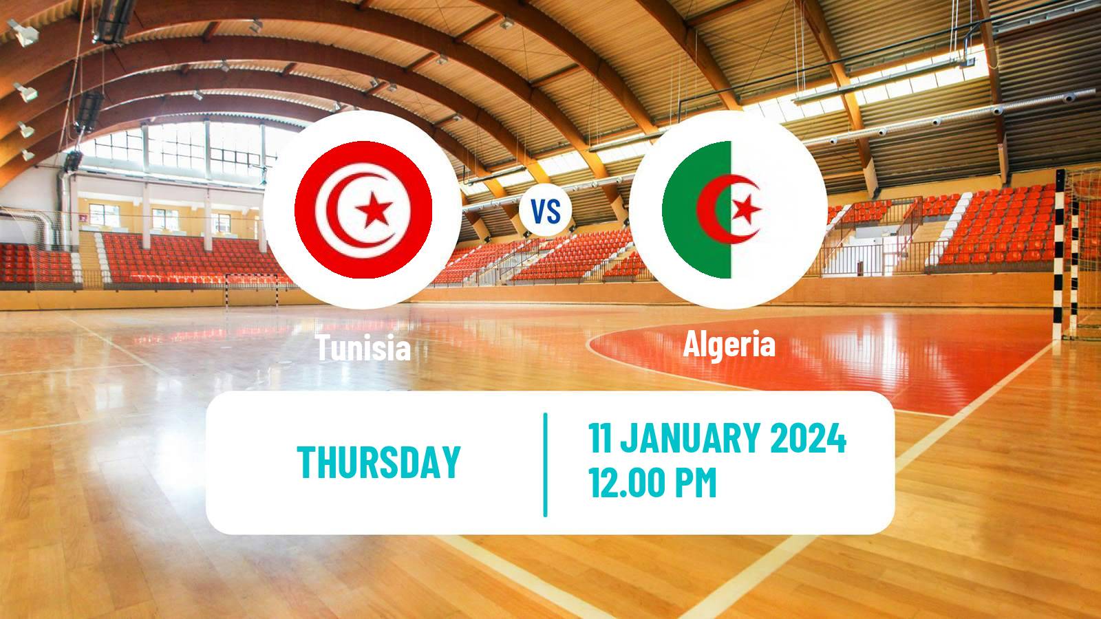 Handball Friendly International Handball Tunisia - Algeria
