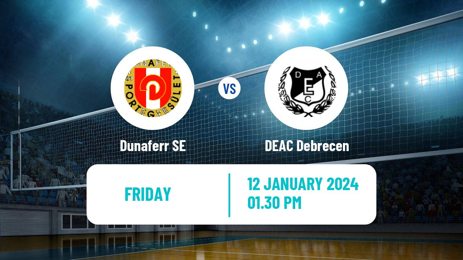 Volleyball Hungarian Extraliga Volleyball Dunaferr SE - DEAC Debrecen