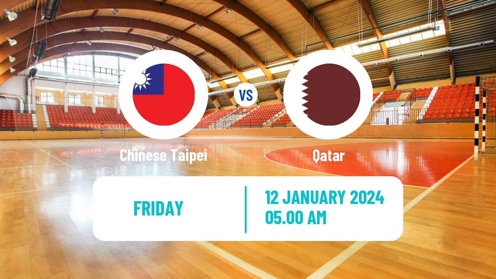 Handball Asian Championship Handball Chinese Taipei - Qatar