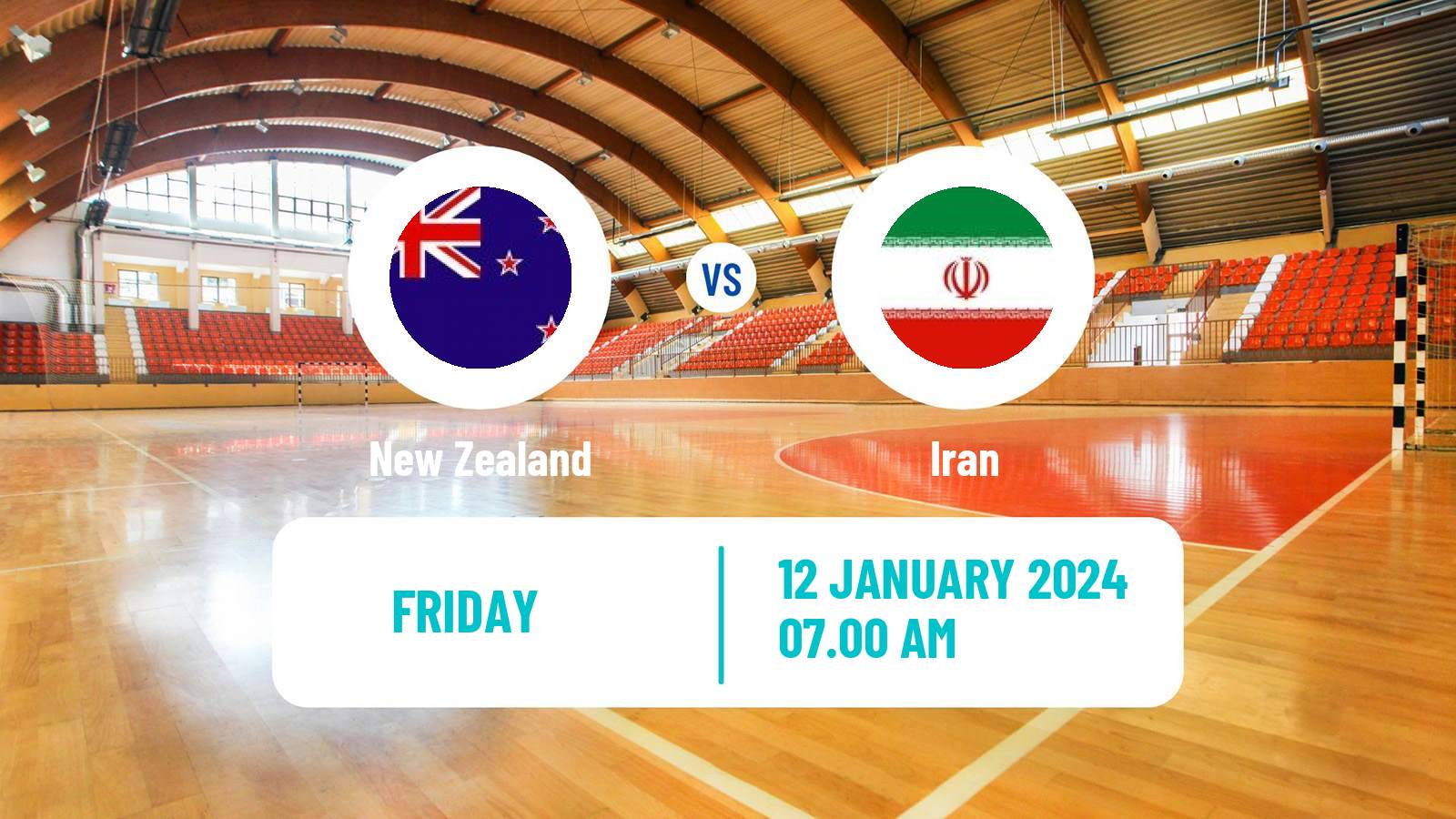 Handball Asian Championship Handball New Zealand - Iran