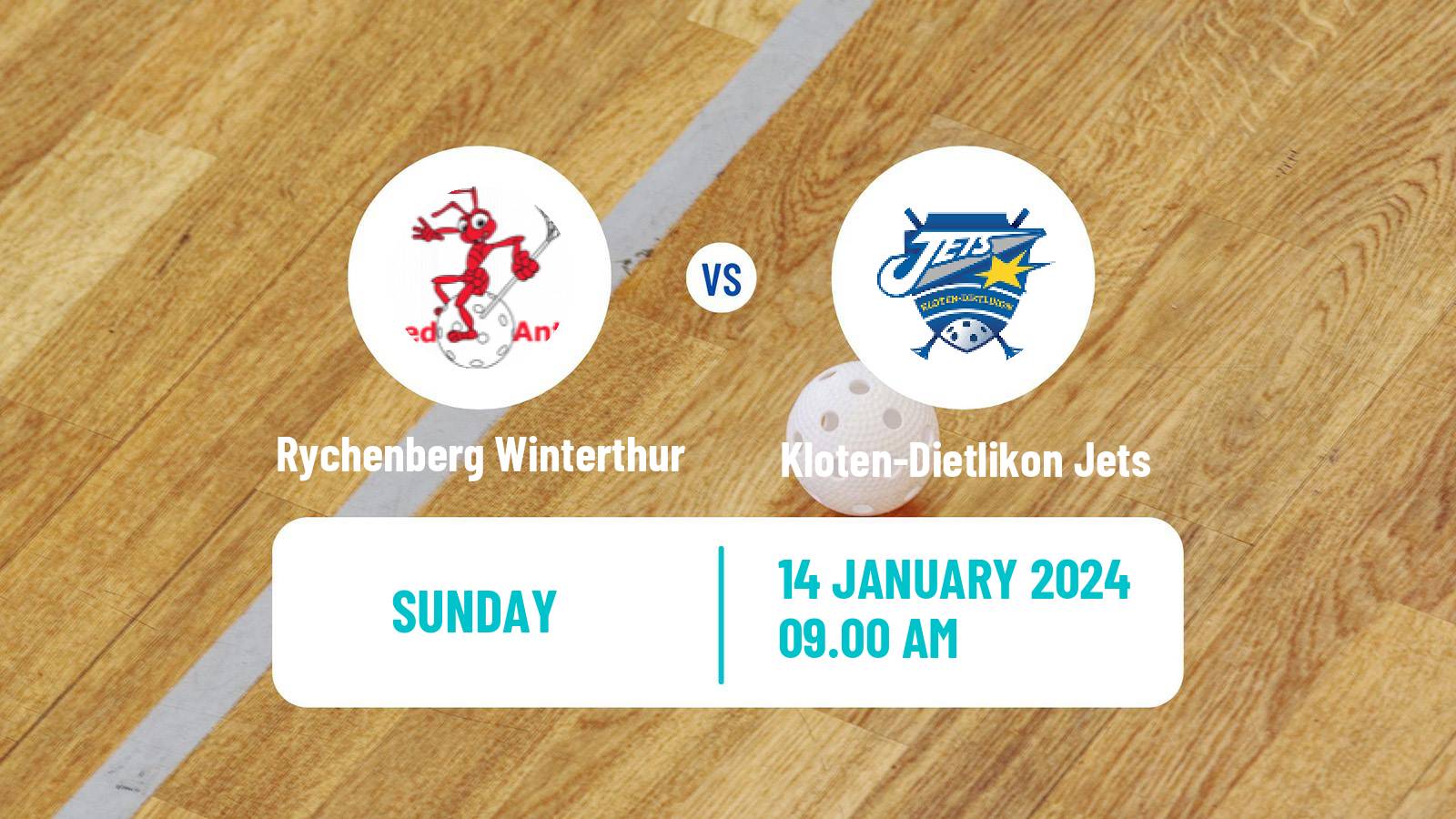 Floorball Swiss NLA Floorball Women Rychenberg Winterthur - Kloten-Dietlikon Jets