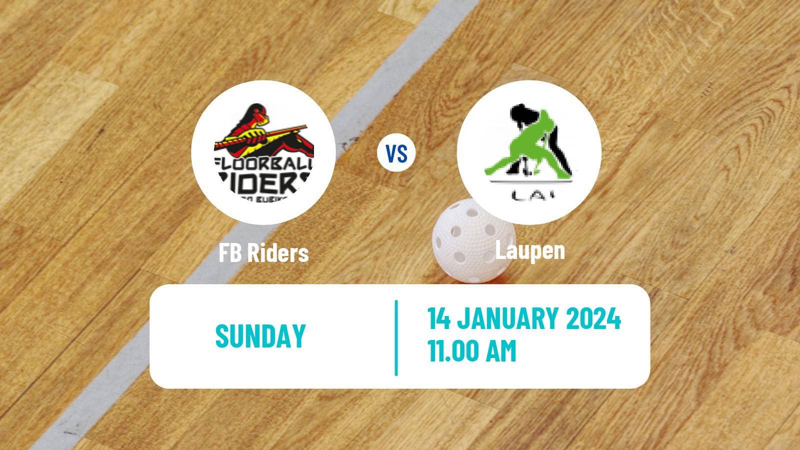 Floorball Swiss NLA Floorball Women FB Riders - Laupen