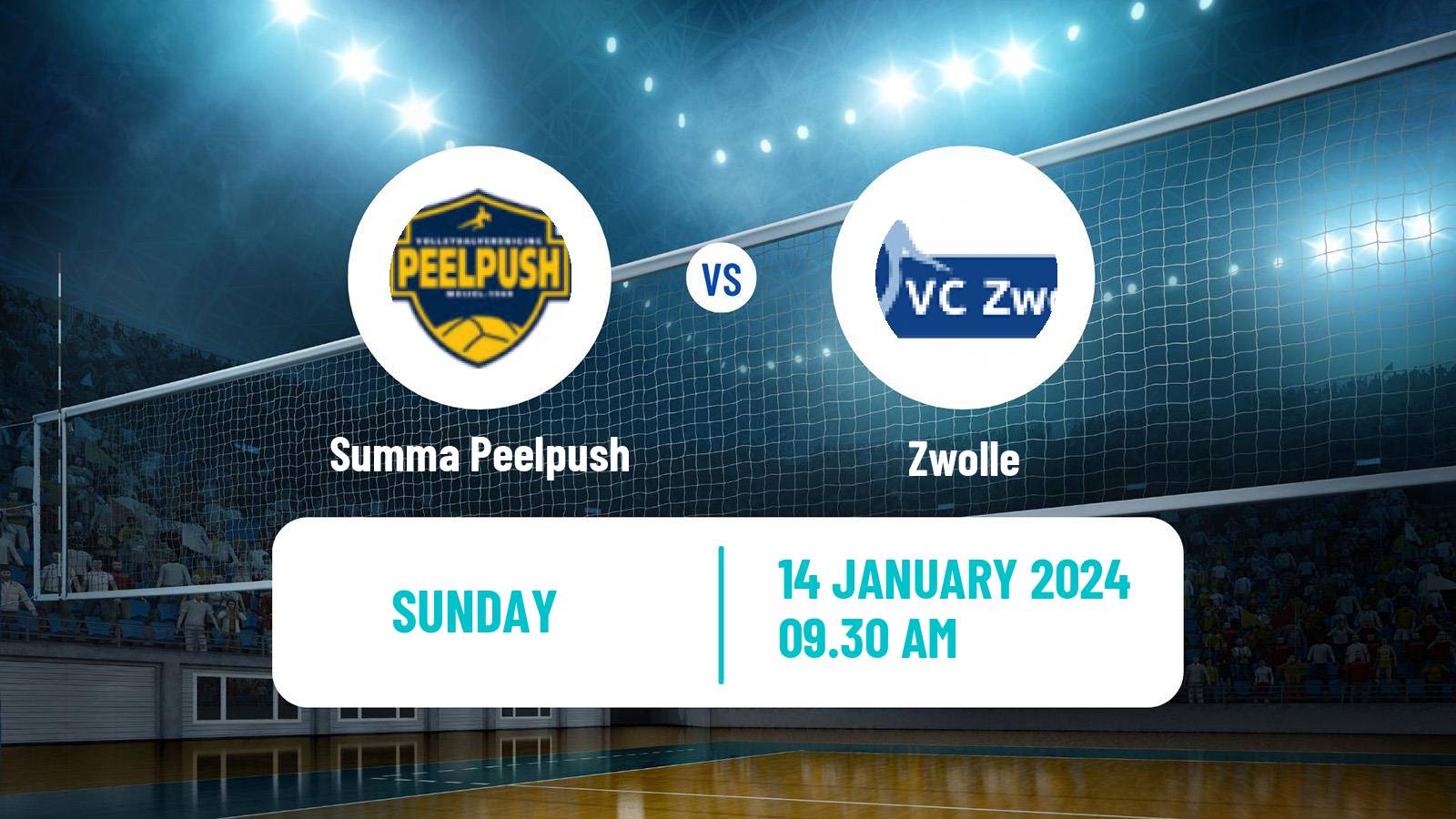 Volleyball Dutch Eredivisie Volleyball Women Summa Peelpush - Zwolle
