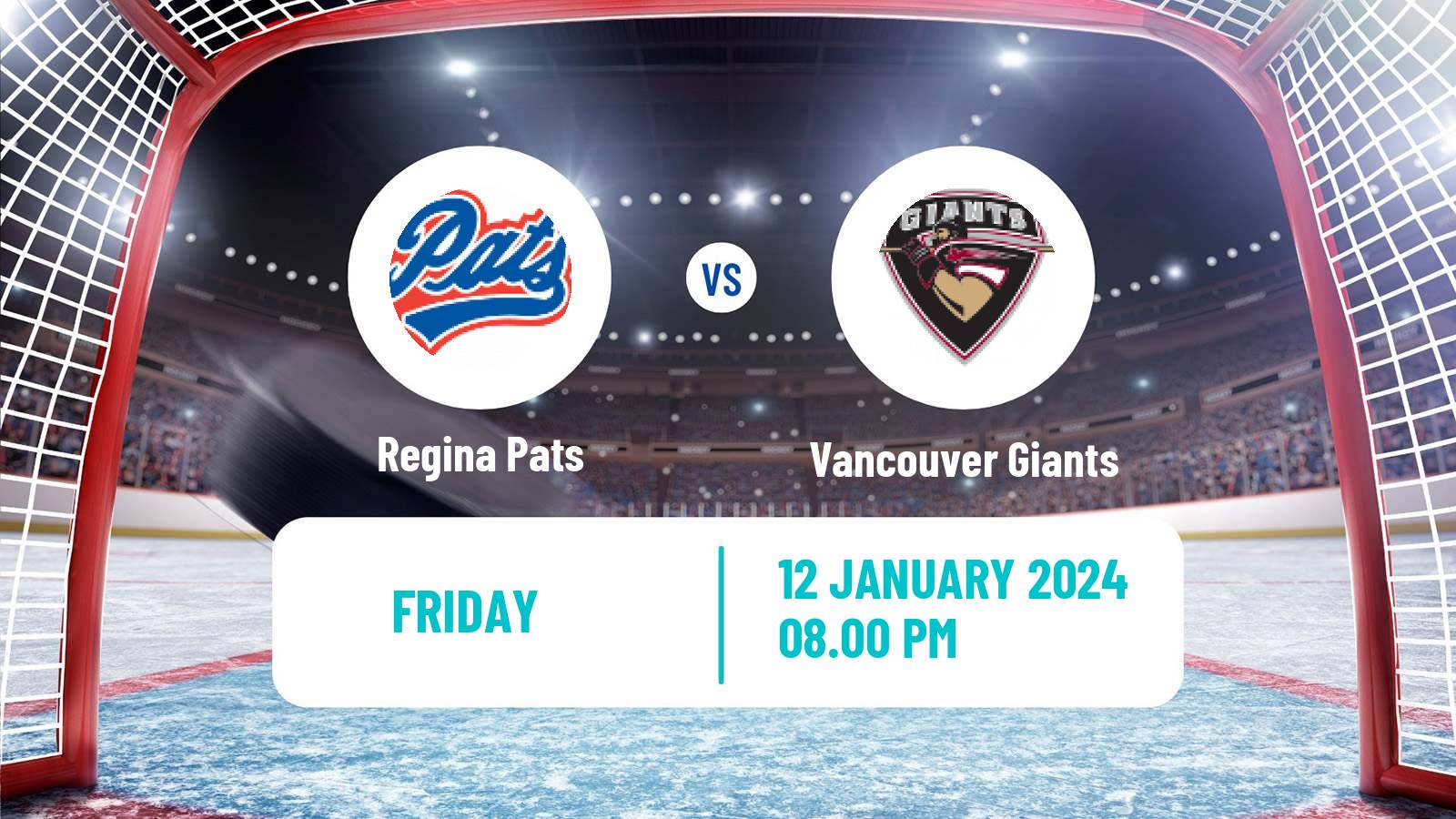 Hockey WHL Regina Pats - Vancouver Giants