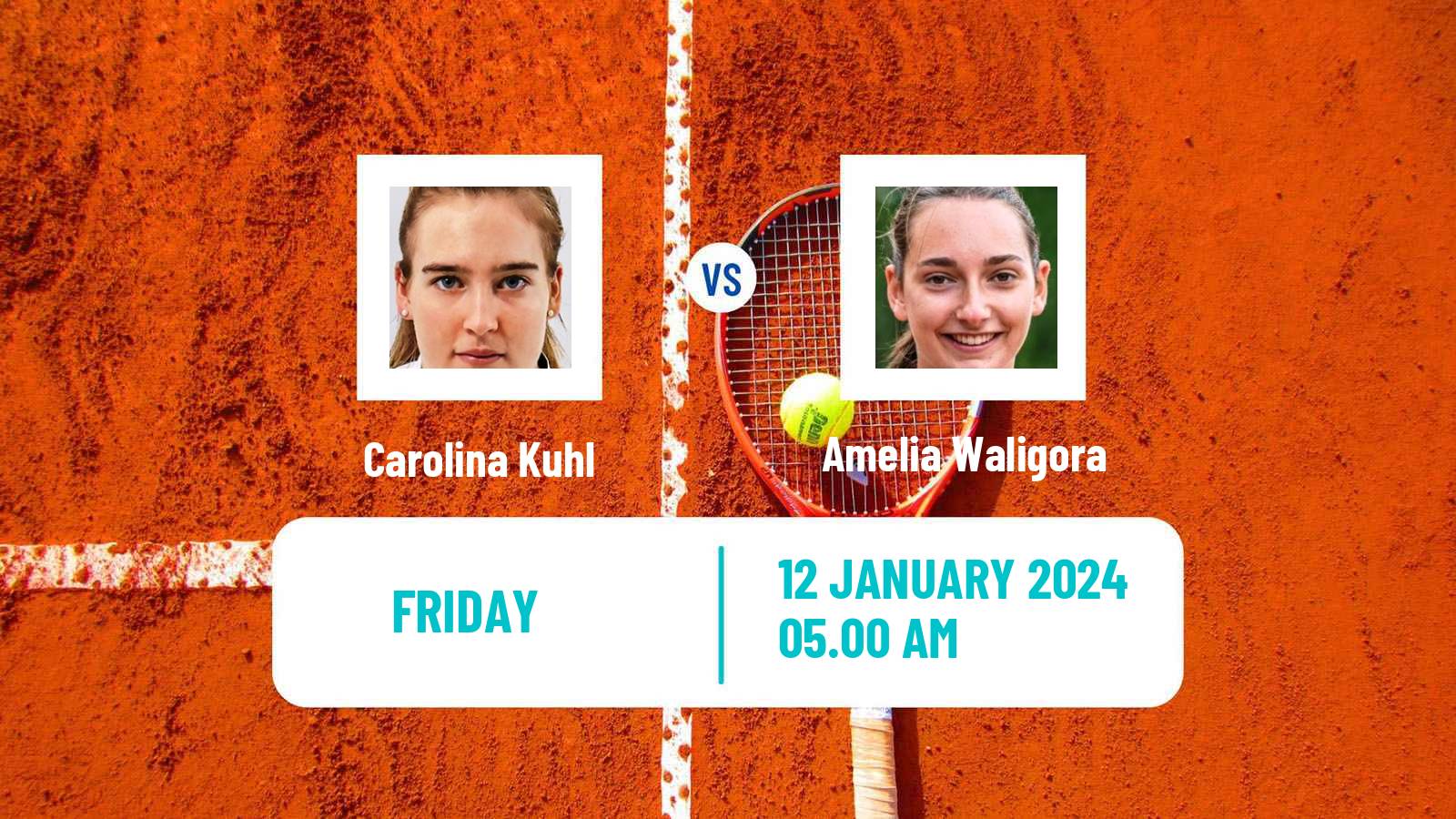 Tennis ITF W15 Esch Alzette Women Carolina Kuhl - Amelia Waligora