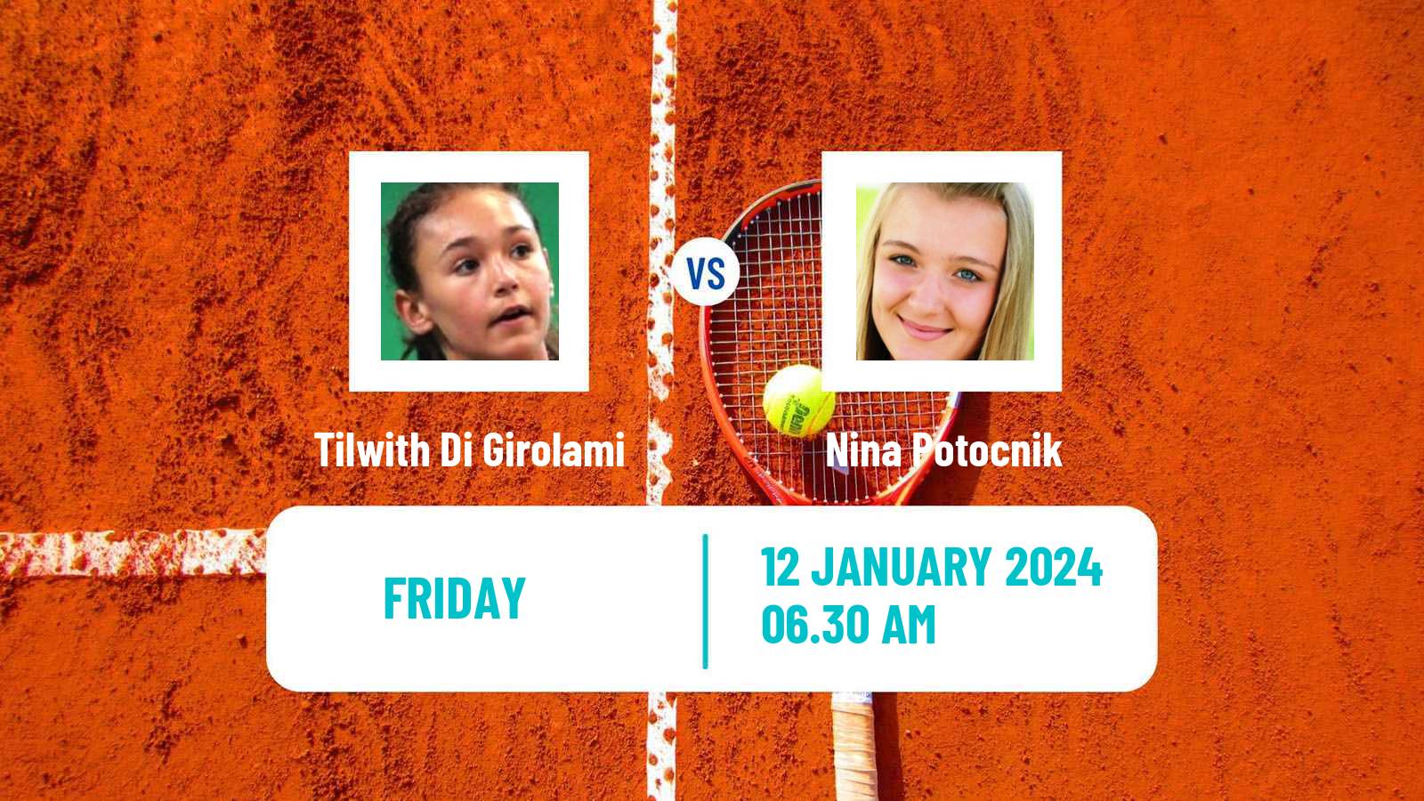 Tennis ITF W15 Esch Alzette Women Tilwith Di Girolami - Nina Potocnik