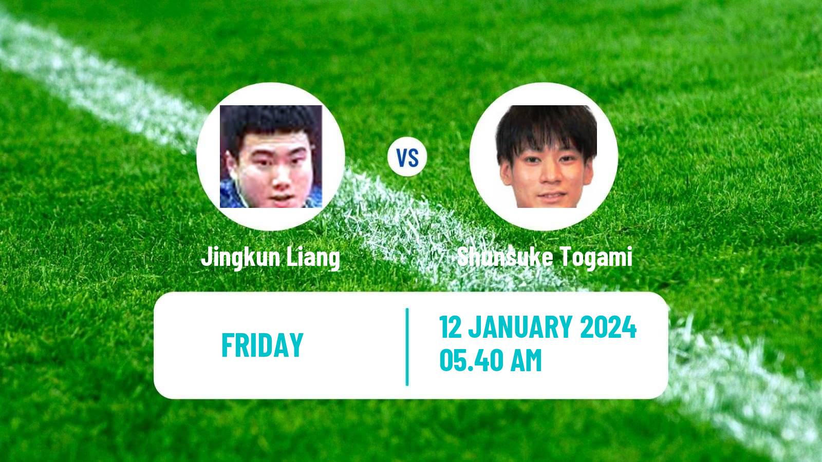 Table tennis Wtt Star Contender Doha Men Jingkun Liang - Shunsuke Togami