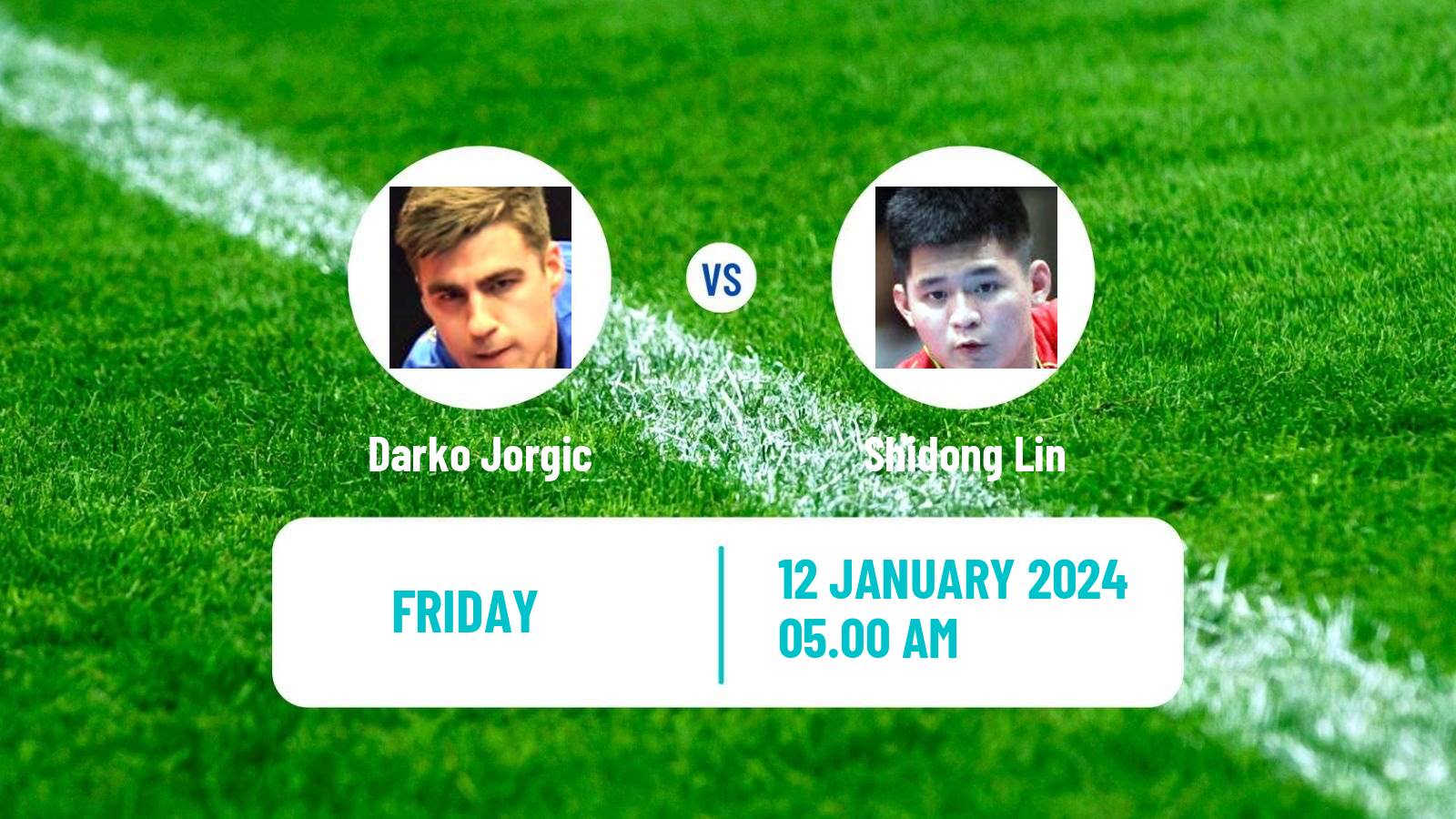 Table tennis Wtt Star Contender Doha Men Darko Jorgic - Shidong Lin