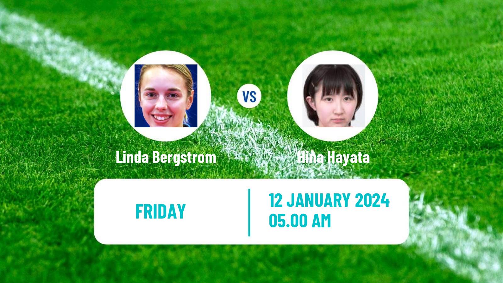 Table tennis Wtt Star Contender Doha Women Linda Bergstrom - Hina Hayata
