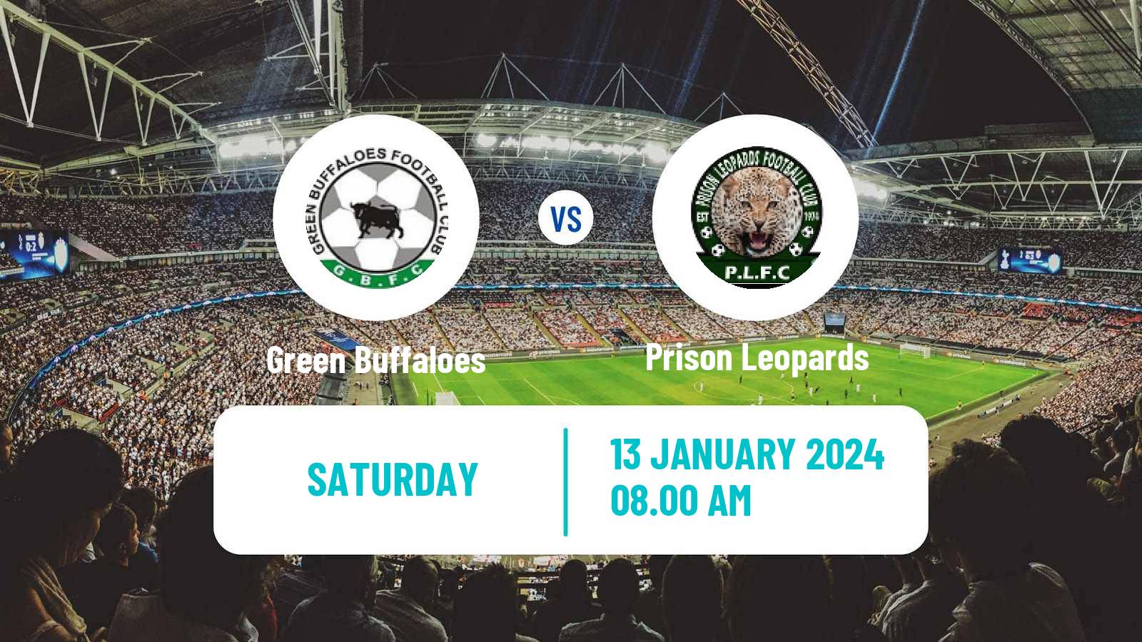 Soccer Zambian Premier League Green Buffaloes - Prison Leopards