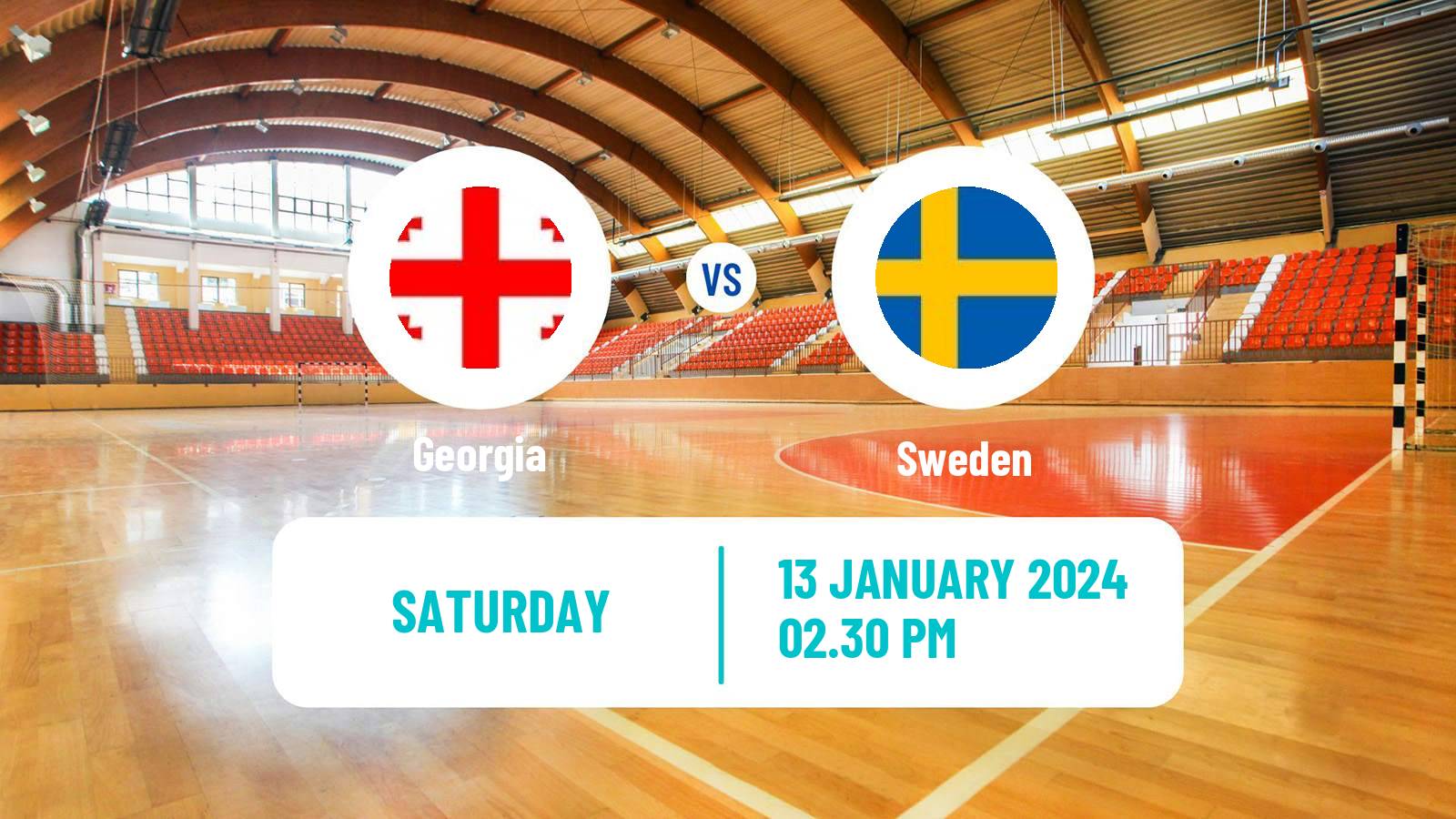 Handball Handball European Championship Georgia - Sweden