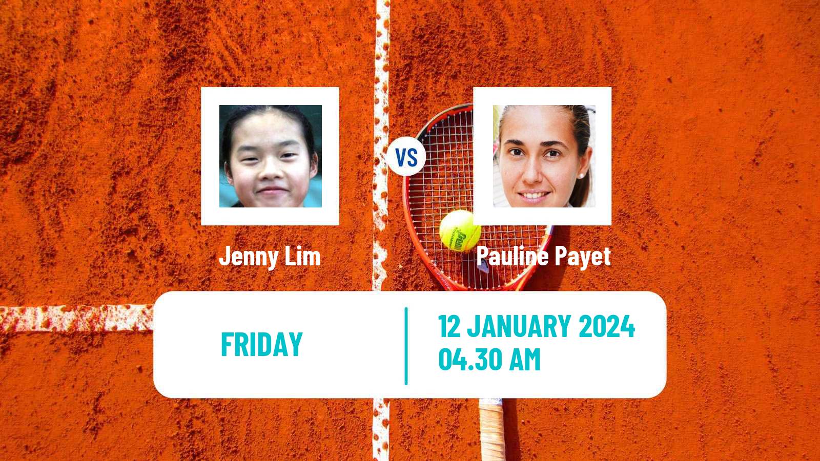 Tennis ITF W15 Fort De France Women Jenny Lim - Pauline Payet