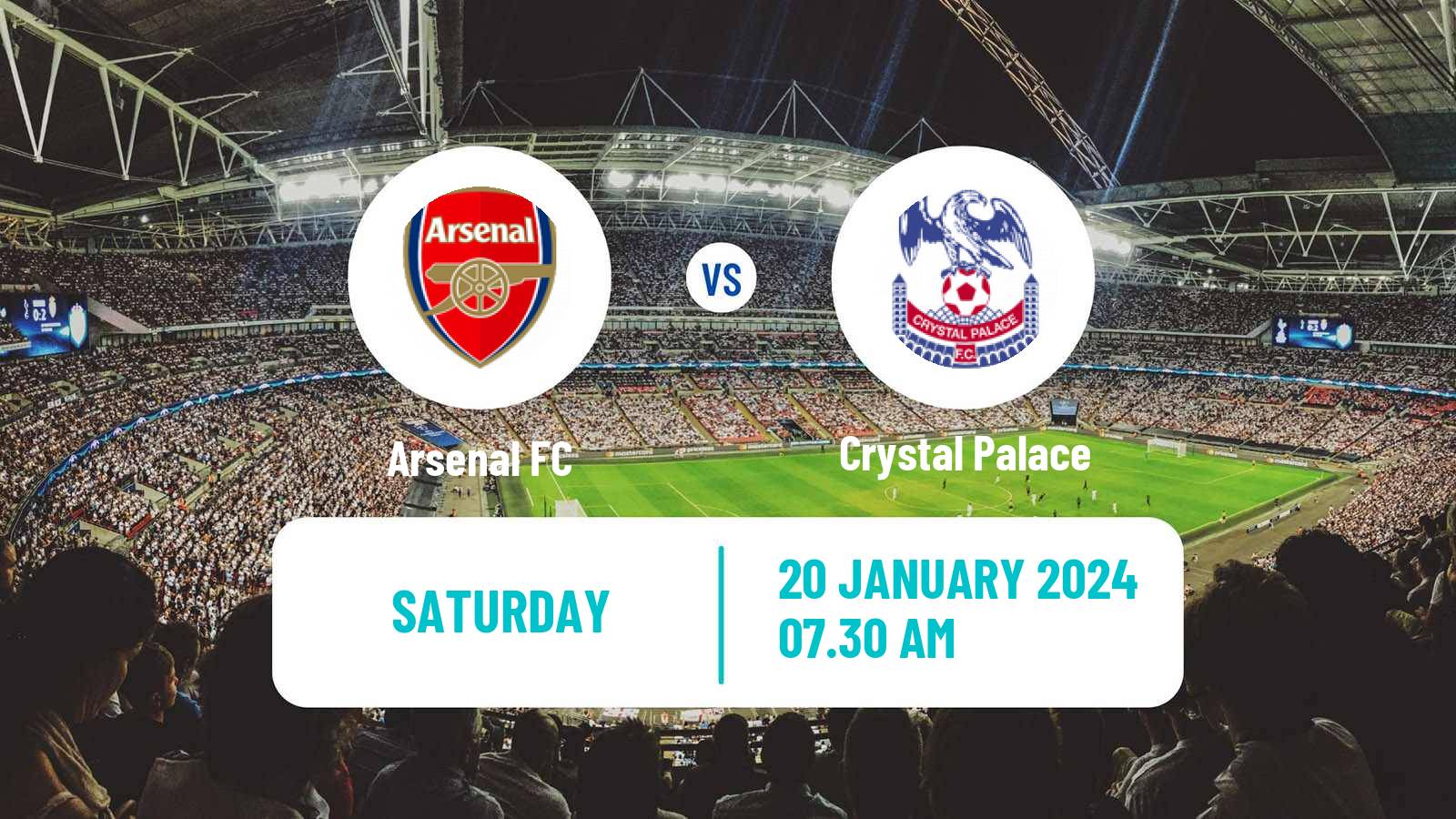 Soccer English Premier League Arsenal - Crystal Palace