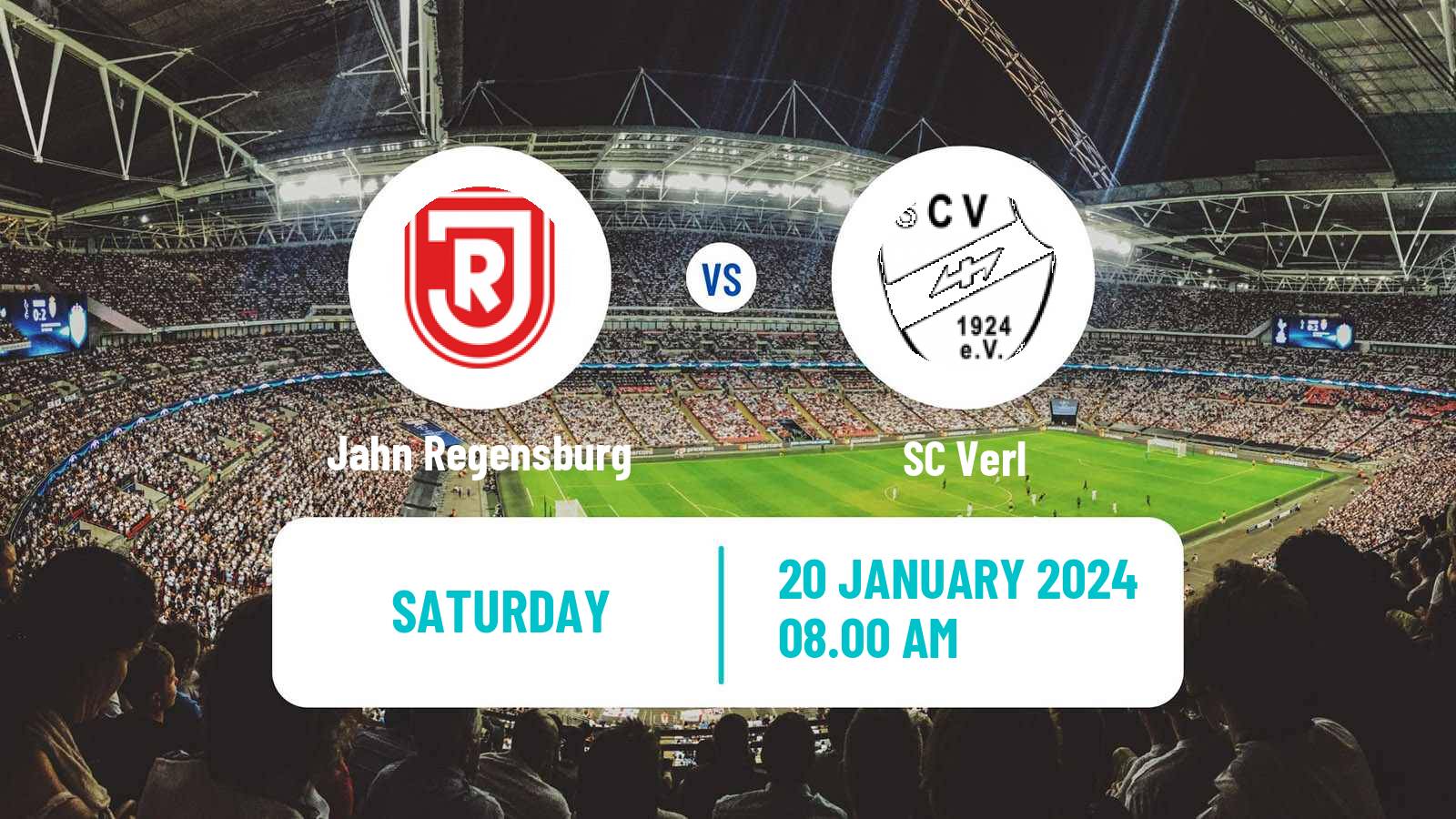 Soccer German 3 Bundesliga Jahn Regensburg - Verl