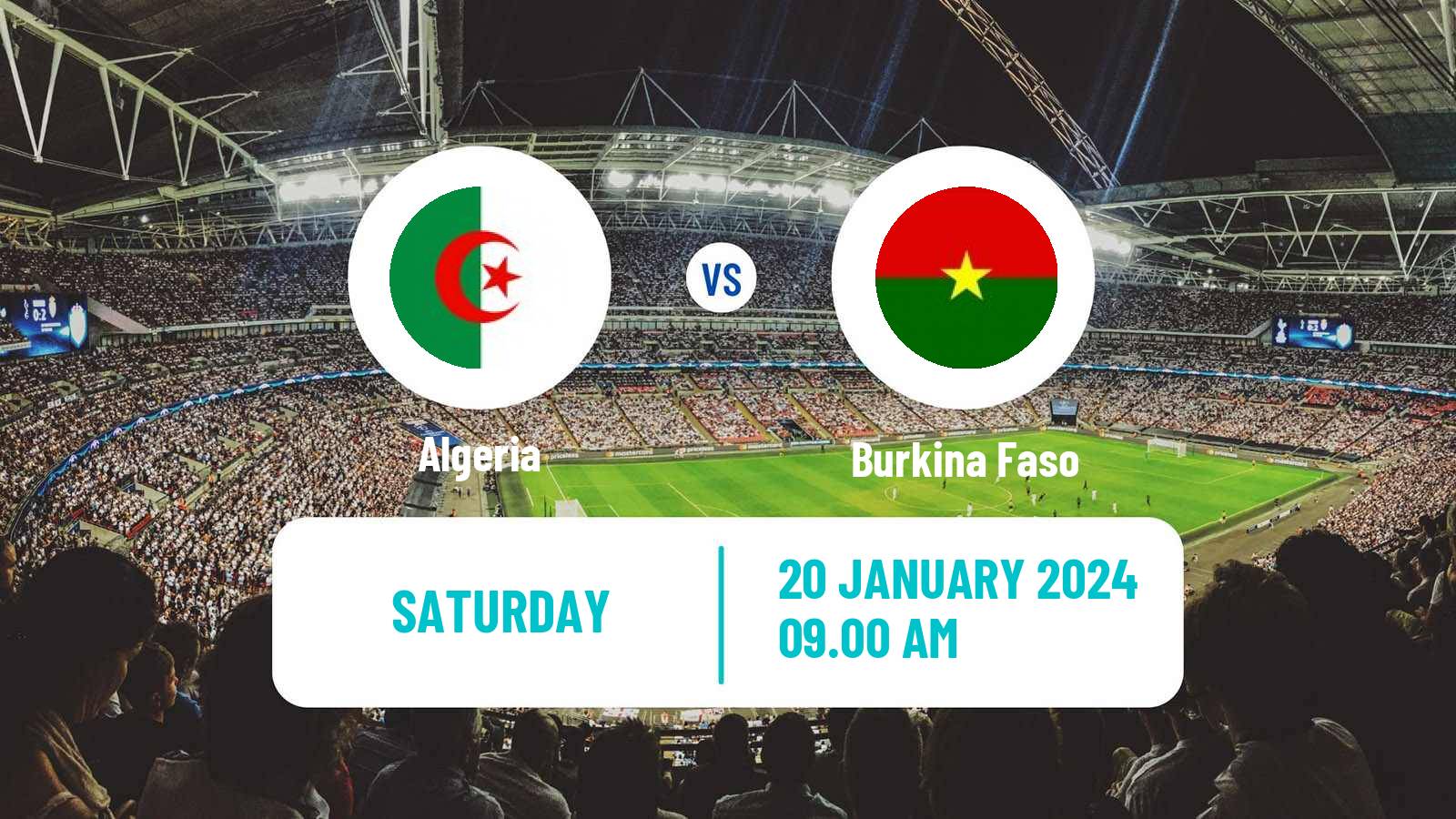 Soccer Africa Cup of Nations Algeria - Burkina Faso