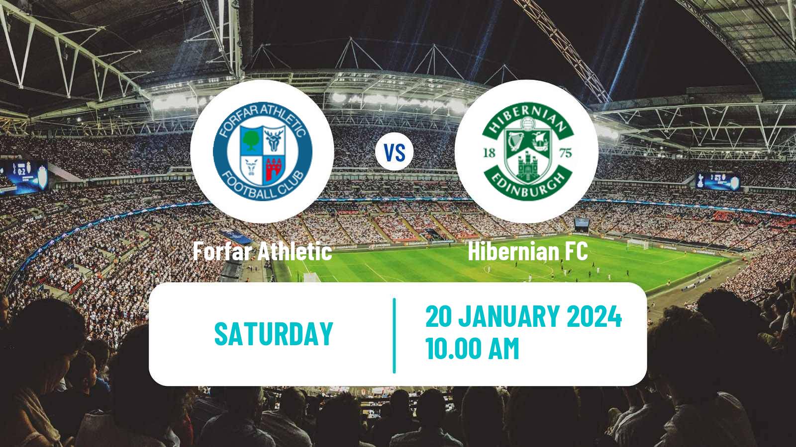 Soccer Scottish Cup Forfar Athletic - Hibernian