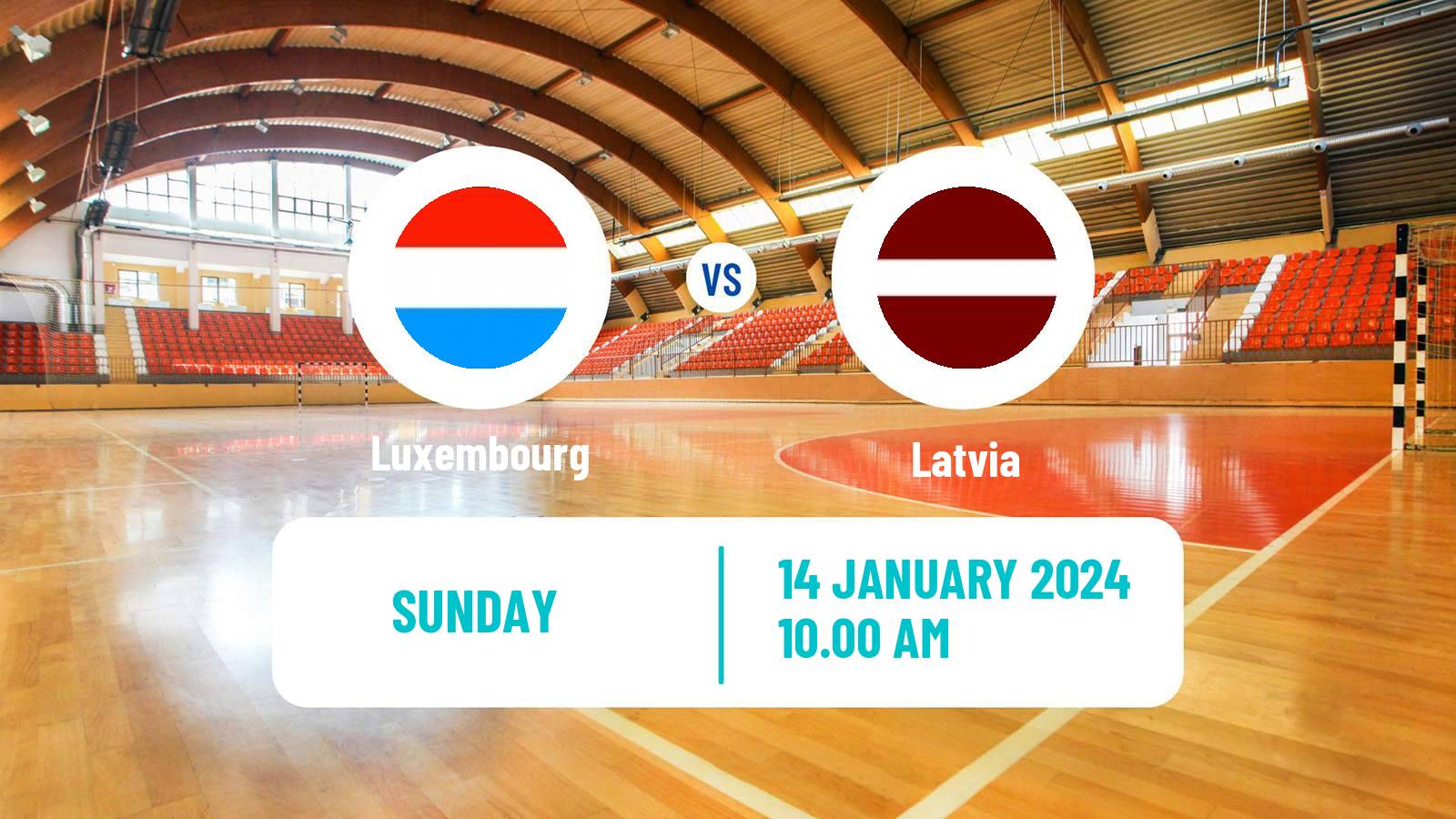 Handball Handball European Championship Luxembourg - Latvia