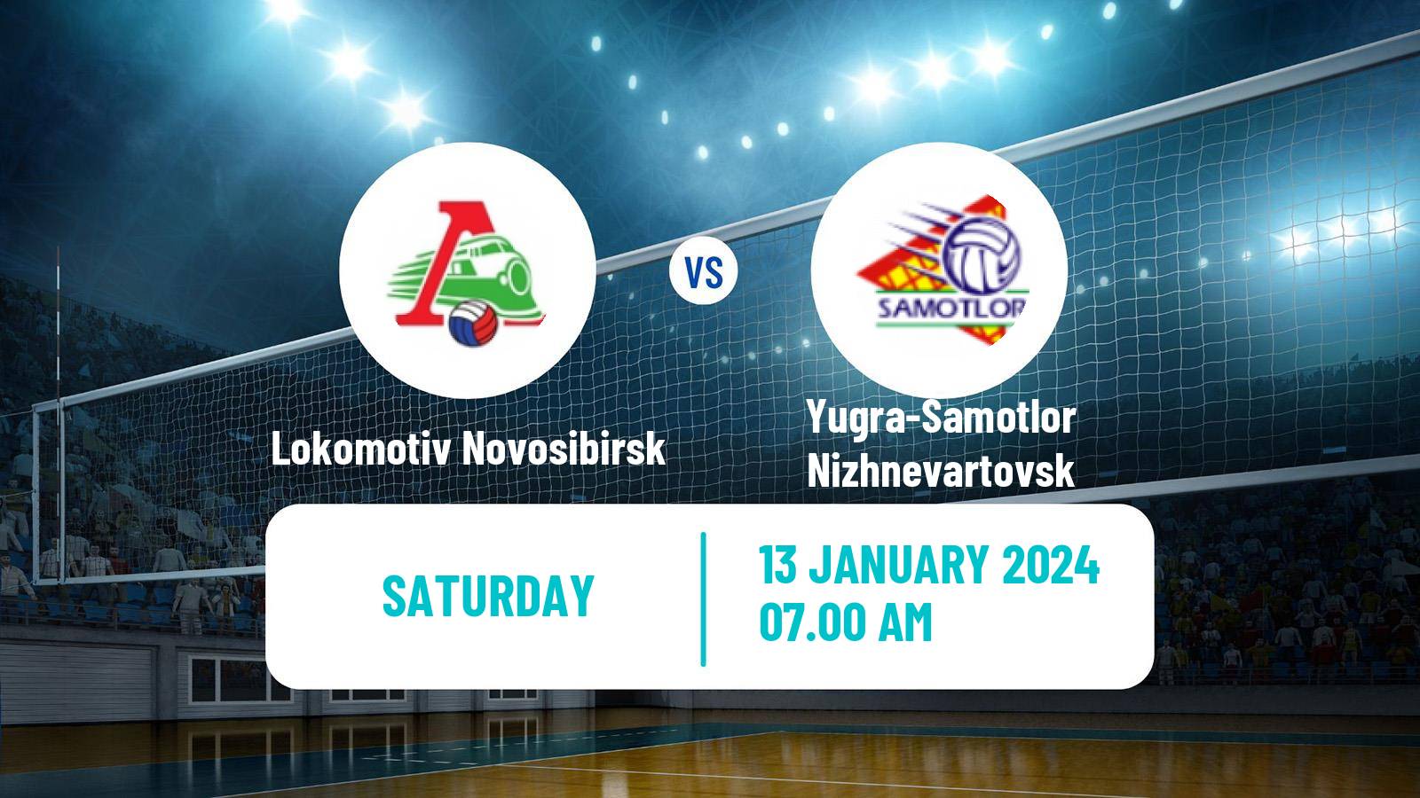 Volleyball Russian Super League Volleyball Lokomotiv Novosibirsk - Yugra-Samotlor Nizhnevartovsk