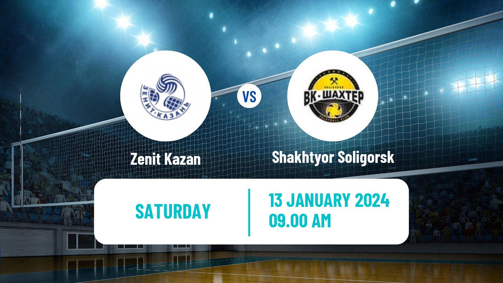 Volleyball Russian Super League Volleyball Zenit Kazan - Shakhtyor Soligorsk