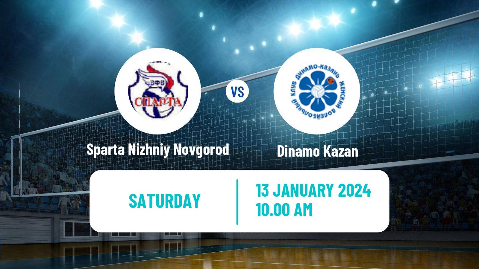 Volleyball Russian Super League Volleyball Women Sparta Nizhniy Novgorod - Dinamo Kazan