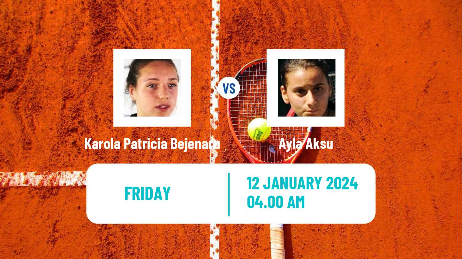 Tennis ITF W35 Antalya Women Karola Patricia Bejenaru - Ayla Aksu