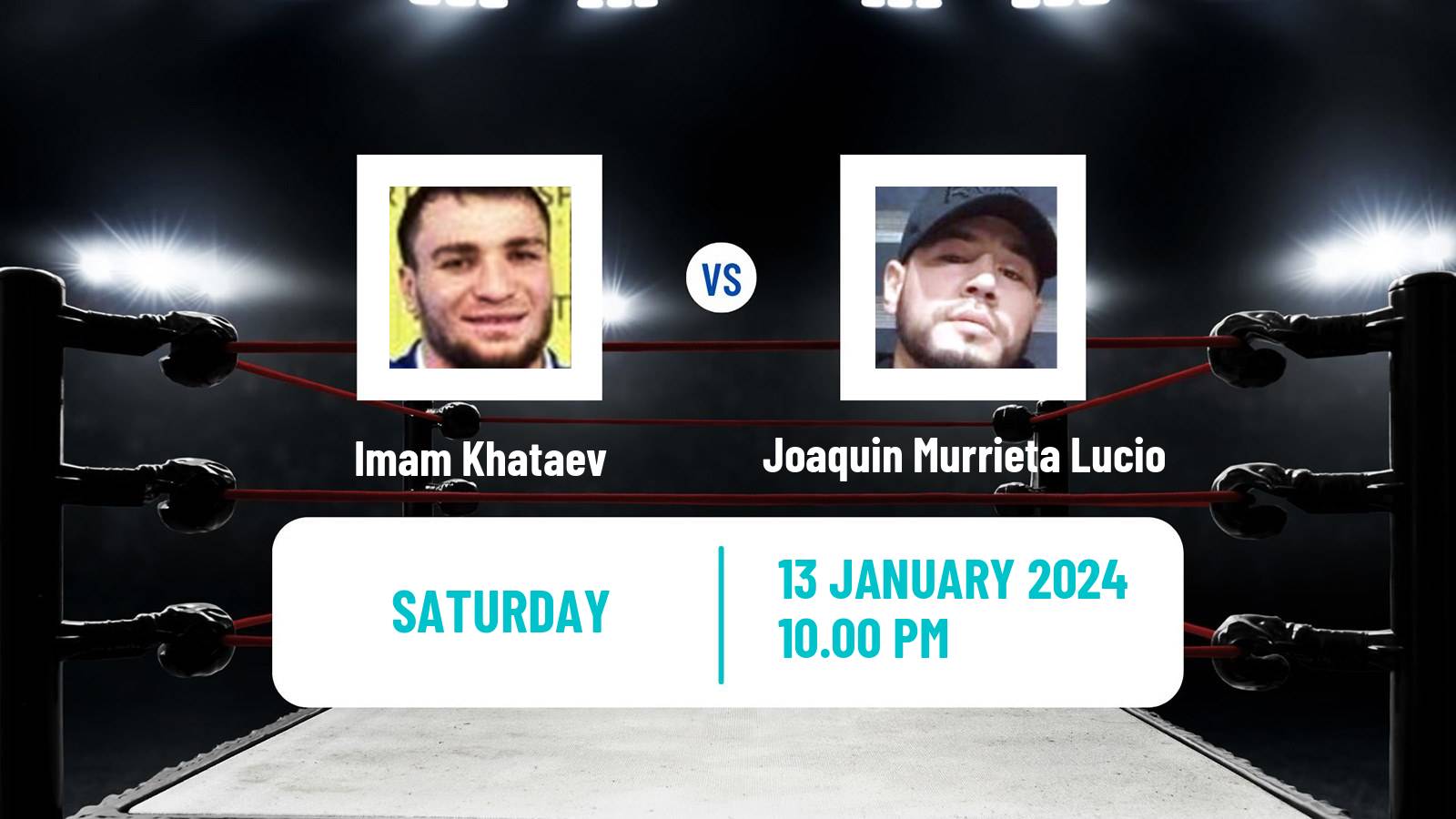 Boxing Light Heavyweight Men Others Matches Imam Khataev - Joaquin Murrieta Lucio