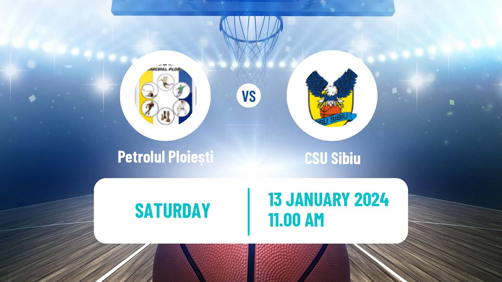 Basketball Romanian Divizia A Basketball Petrolul Ploiești - CSU Sibiu