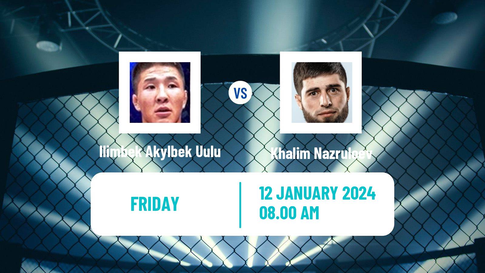 MMA Flyweight One Championship Men Ilimbek Akylbek Uulu - Khalim Nazruloev